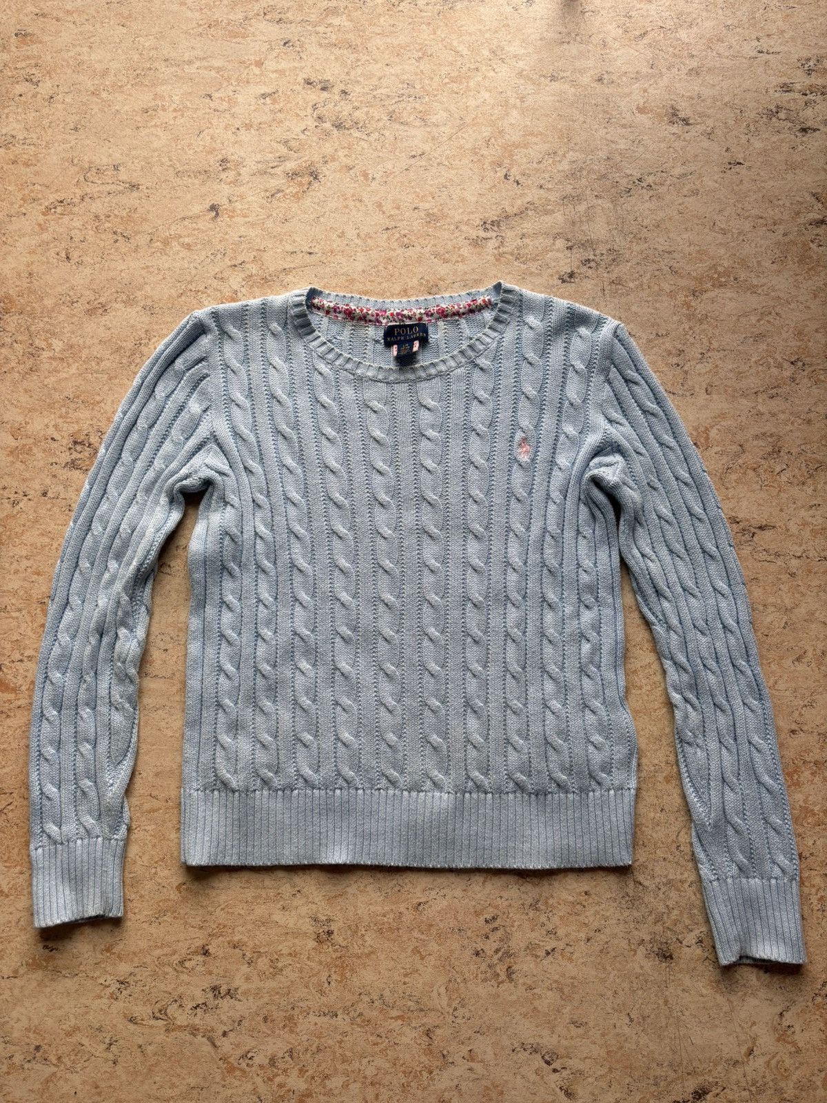 Polo Ralph Lauren Light blue Polo Raulph Lauren knitted sweater Size XXS / US 00 / IT 34 - 1 Thumbnail