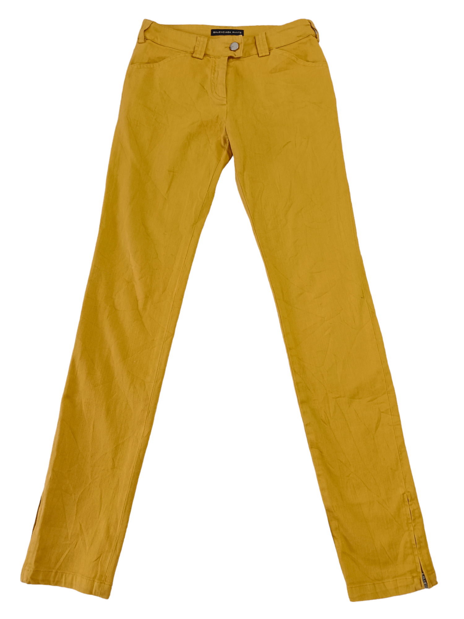 Balenciaga Women Zipper Legs Skinny Pants