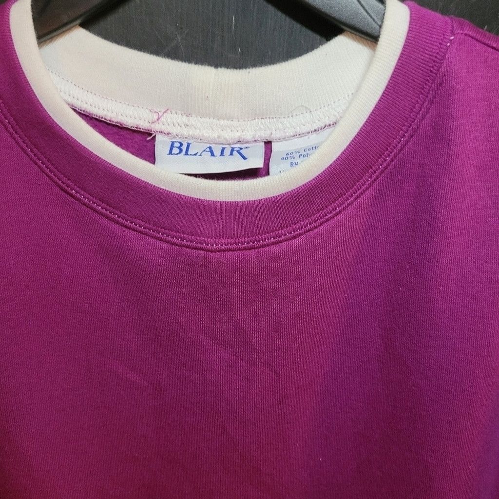 Other Blair, sweatshirt, purple, nwot,No size, appears L Size L / US 10 / IT 46 - 2 Thumbnail