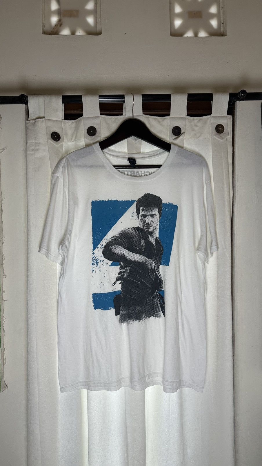 Playstation × Vintage Uncharted 4 Playstation Official Nathan Tshirt Size US L / EU 52-54 / 3 - 1 Thumbnail