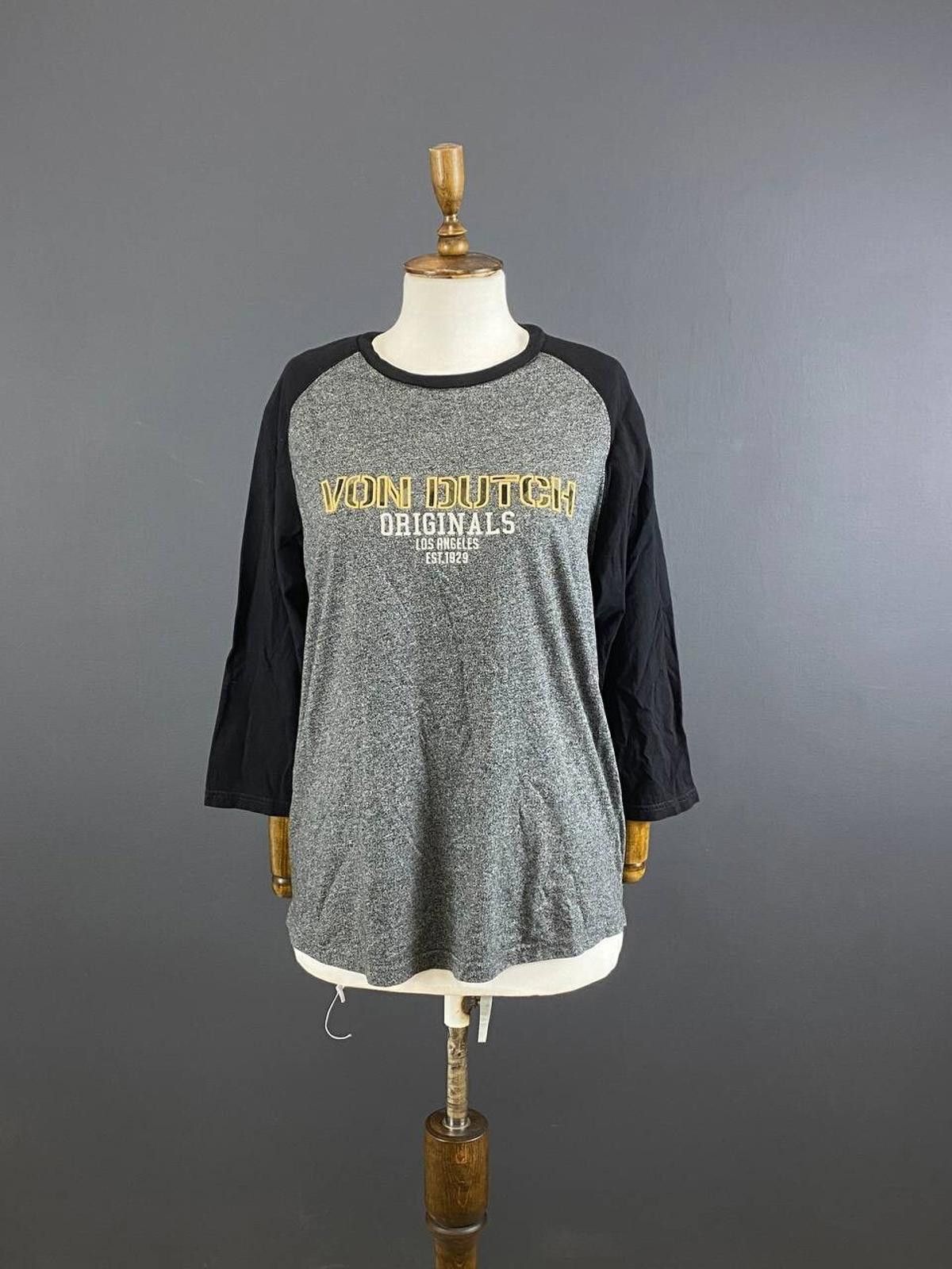 Von Dutch Von Dutch Multi Cotton Crew Neck Pullover Shirt Top Size 2XL Size XXL / US 16-18 / IT 52-54 - 1 Thumbnail