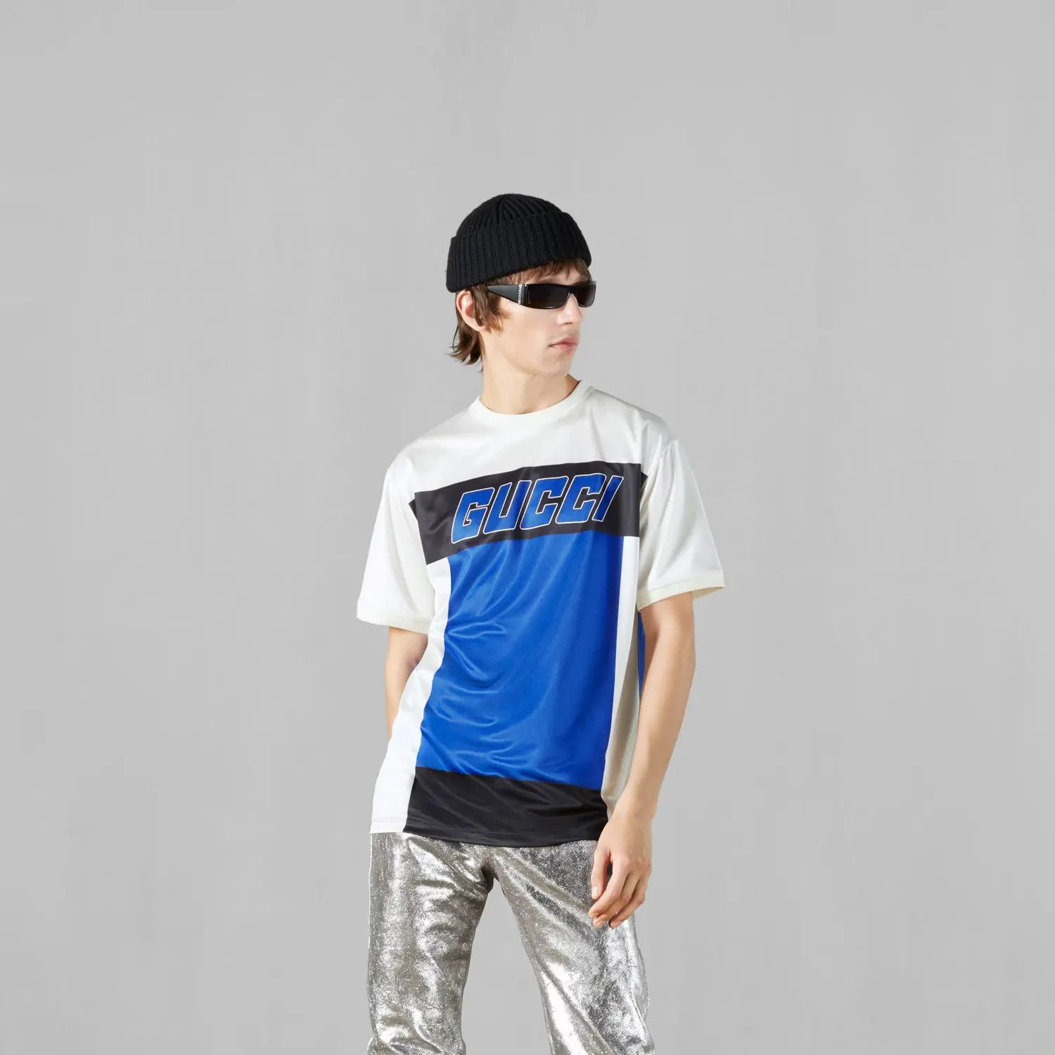 Gucci o1s1wg110125 Gucci Print Jersey T-Shirt in Multicolor Size US L / EU 52-54 / 3 - 5 Thumbnail