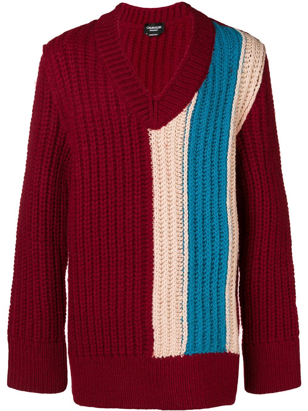 Calvin Klein 205W39NYC Calvin Klein 205W39NYC oversized chunky stripe sweater Size US L / EU 52-54 / 3 - 1 Thumbnail