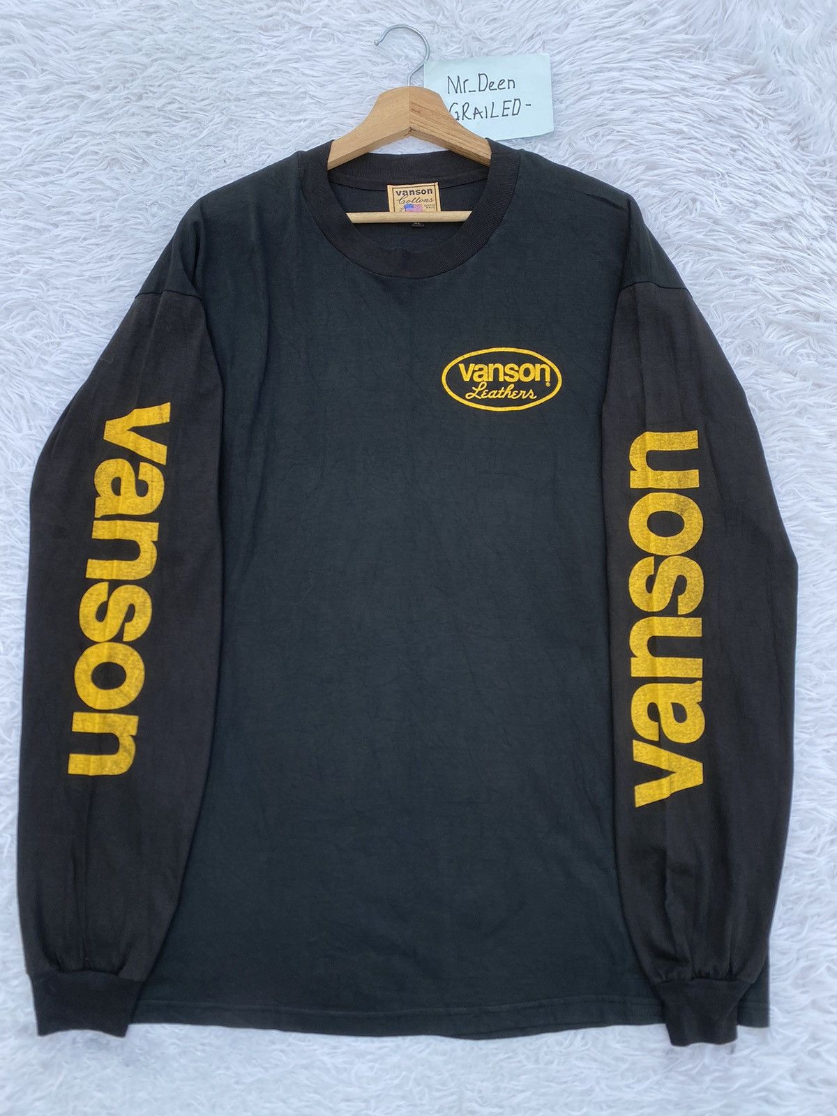 Vanson Leathers Rare Vintage 90s Vanson Leather Longsleeve Tshirt Size US XL / EU 56 / 4 - 4 Thumbnail