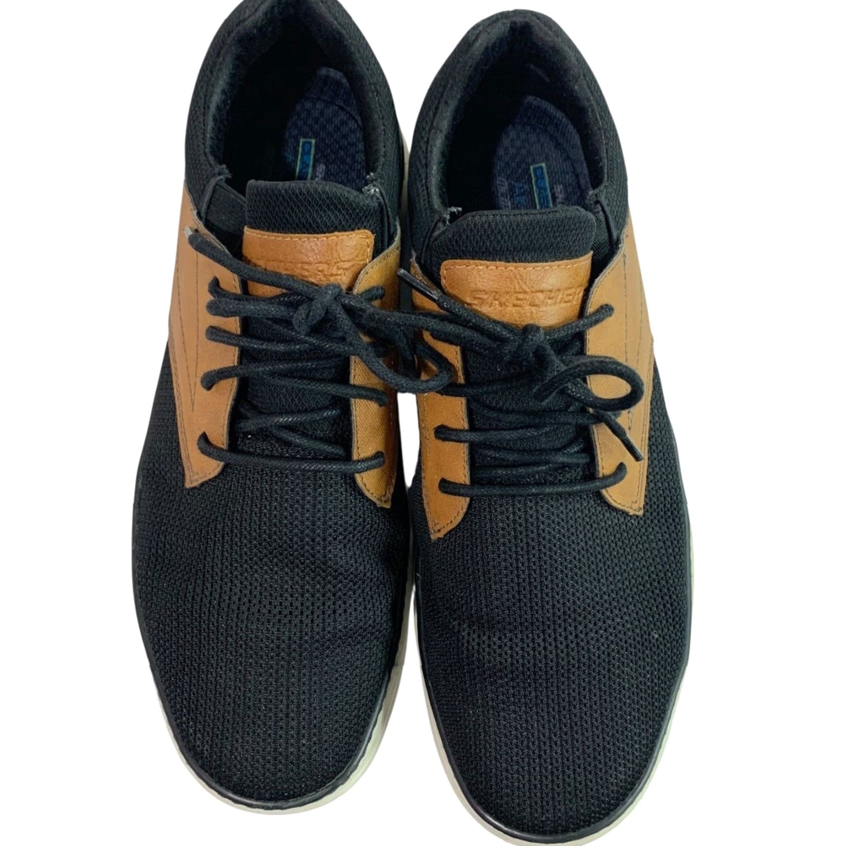 SKECHERS Skechers Mens Moreno Sneaker Size 10 Black Brown 204051 Shoes Size US 10 / EU 43 - 7 Thumbnail