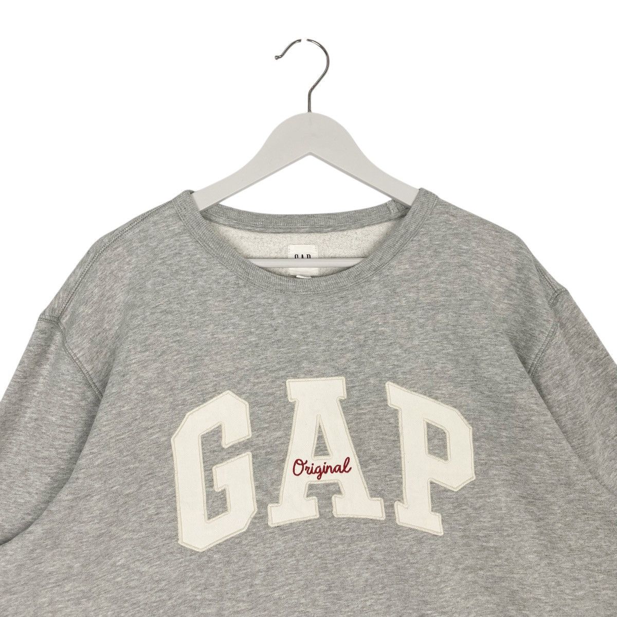 Other Vintage GAP Hoodie Big Logo Printed Gray Pullover Jumper L Size US L / EU 52-54 / 3 - 4 Thumbnail
