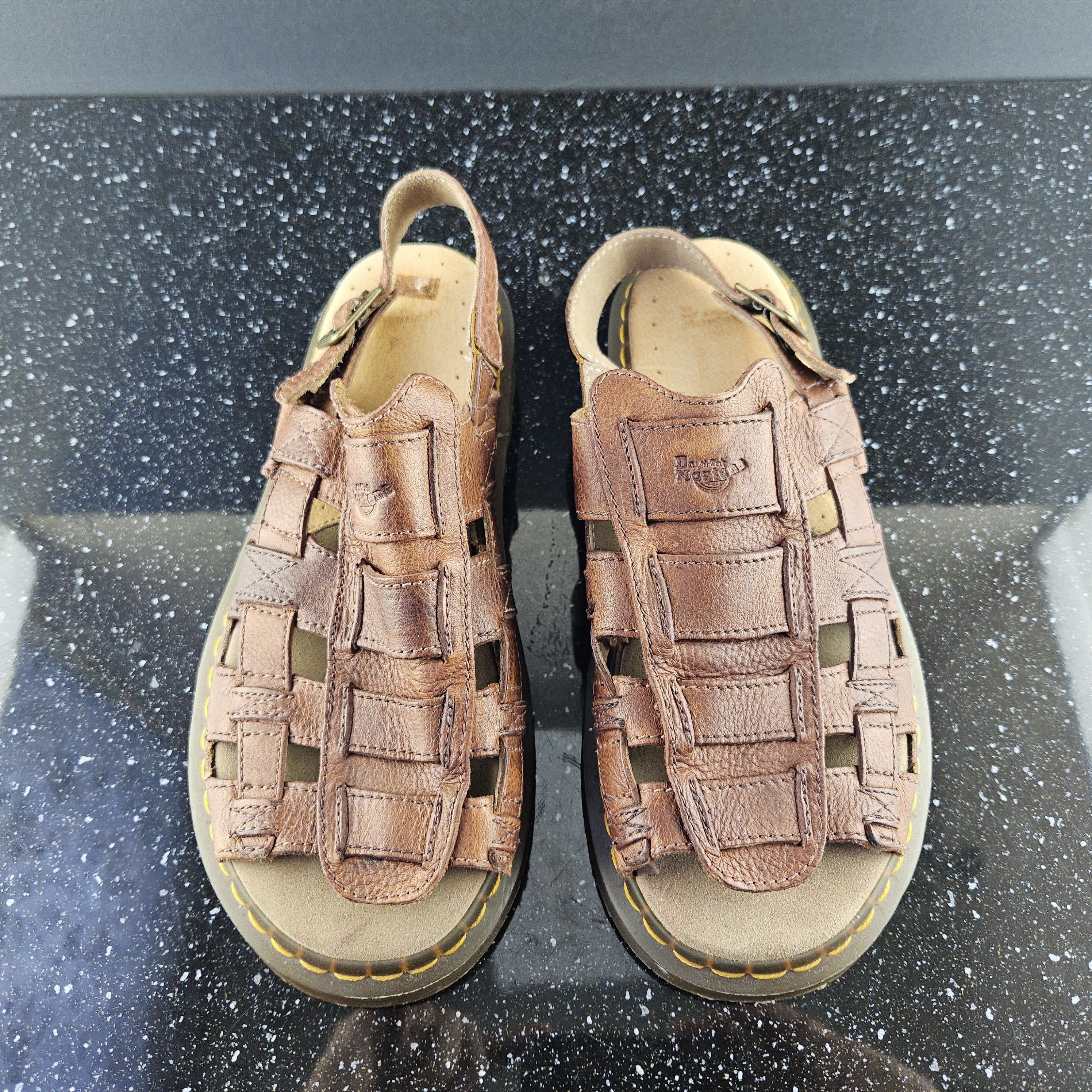 Dr. Martens Dr. Martens brown leather sandals Size US 12 / EU 45 - 9 Thumbnail