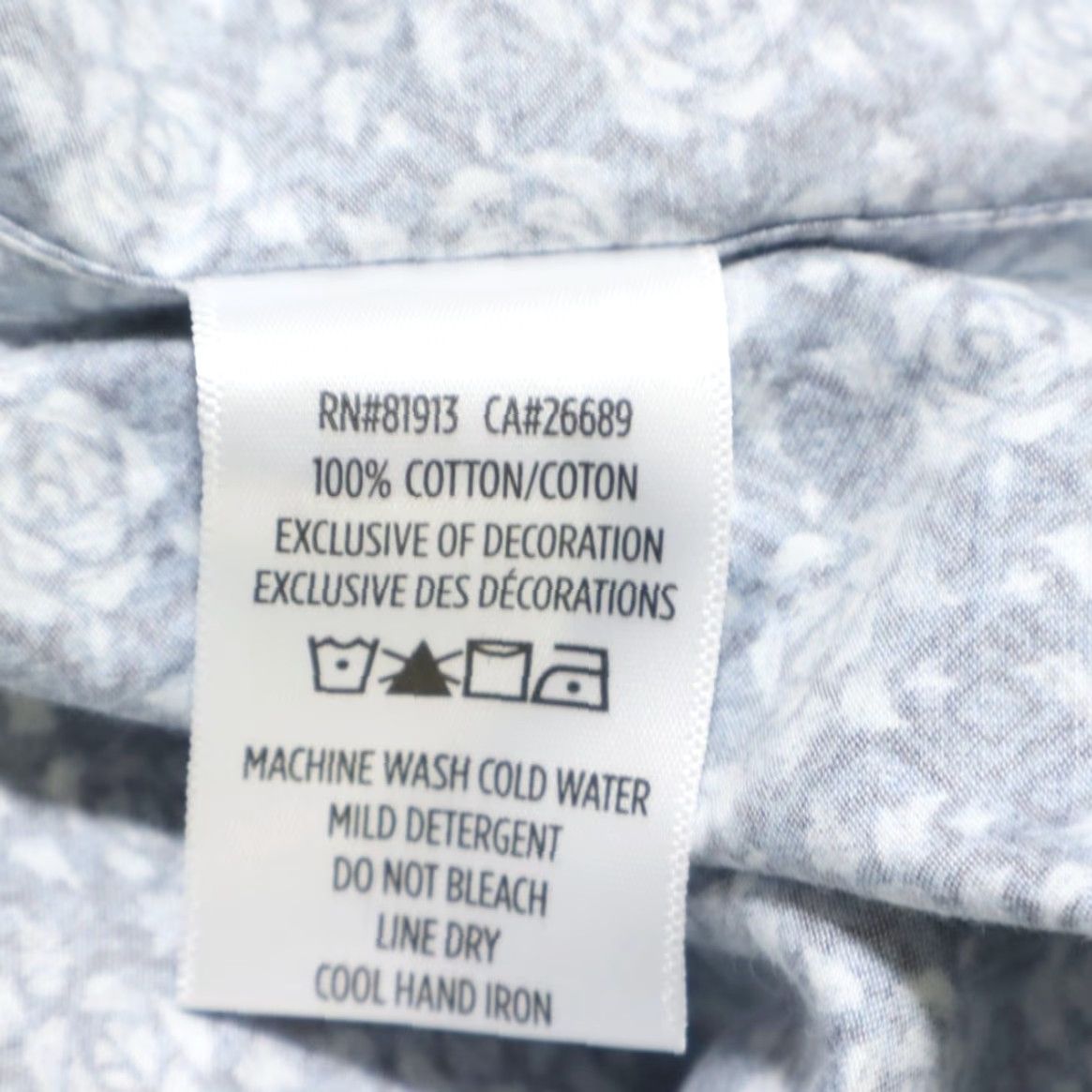 Robert Graham Robert Graham Beton Ridge Rose Floral Button Up Shirt Blue Mens S Size US S / EU 44-46 / 1 - 8 Thumbnail