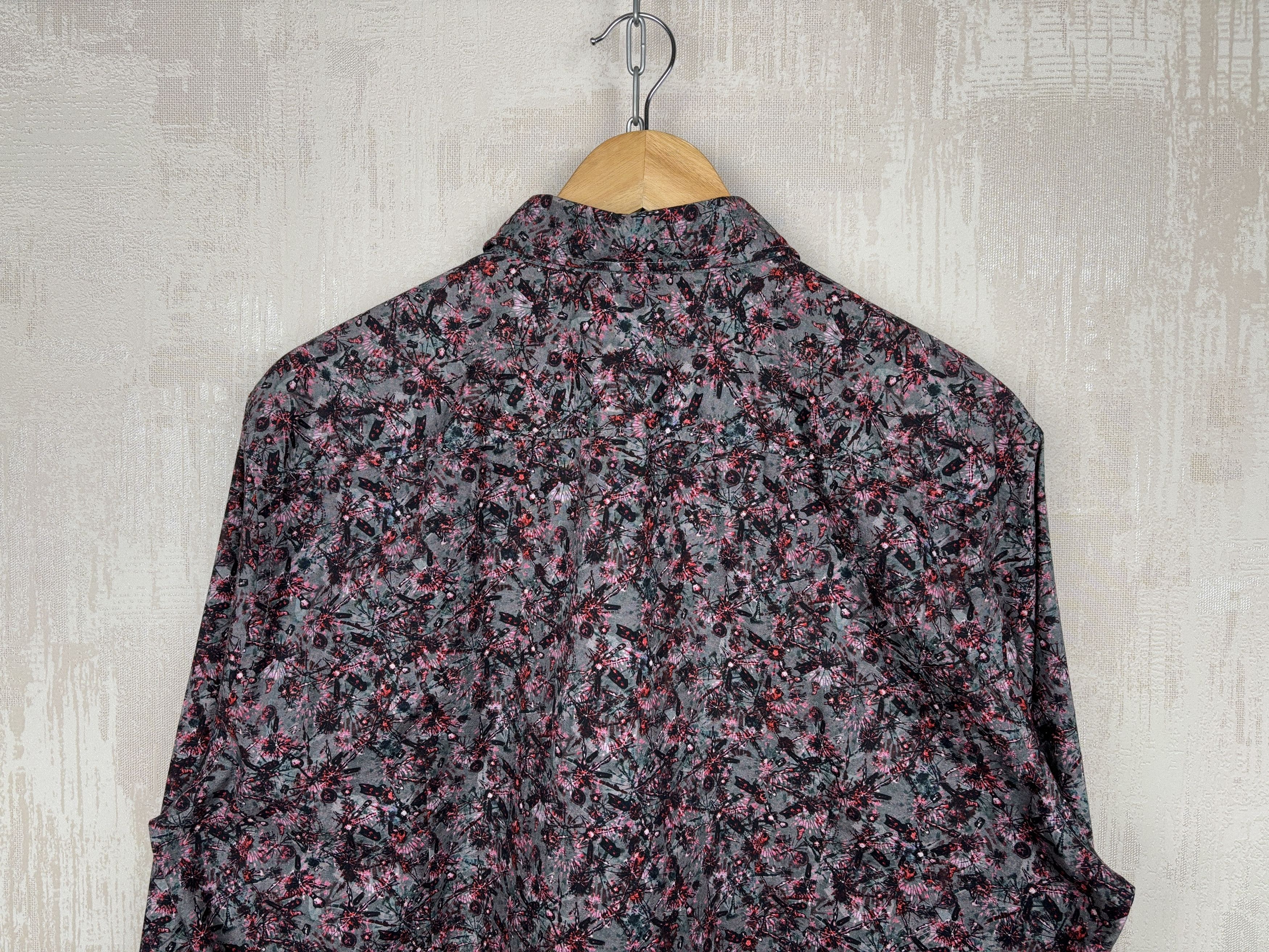 Strellson Strellson Floral Long Sleeve Shirt Button Down Size US L / EU 52-54 / 3 - 15 Thumbnail