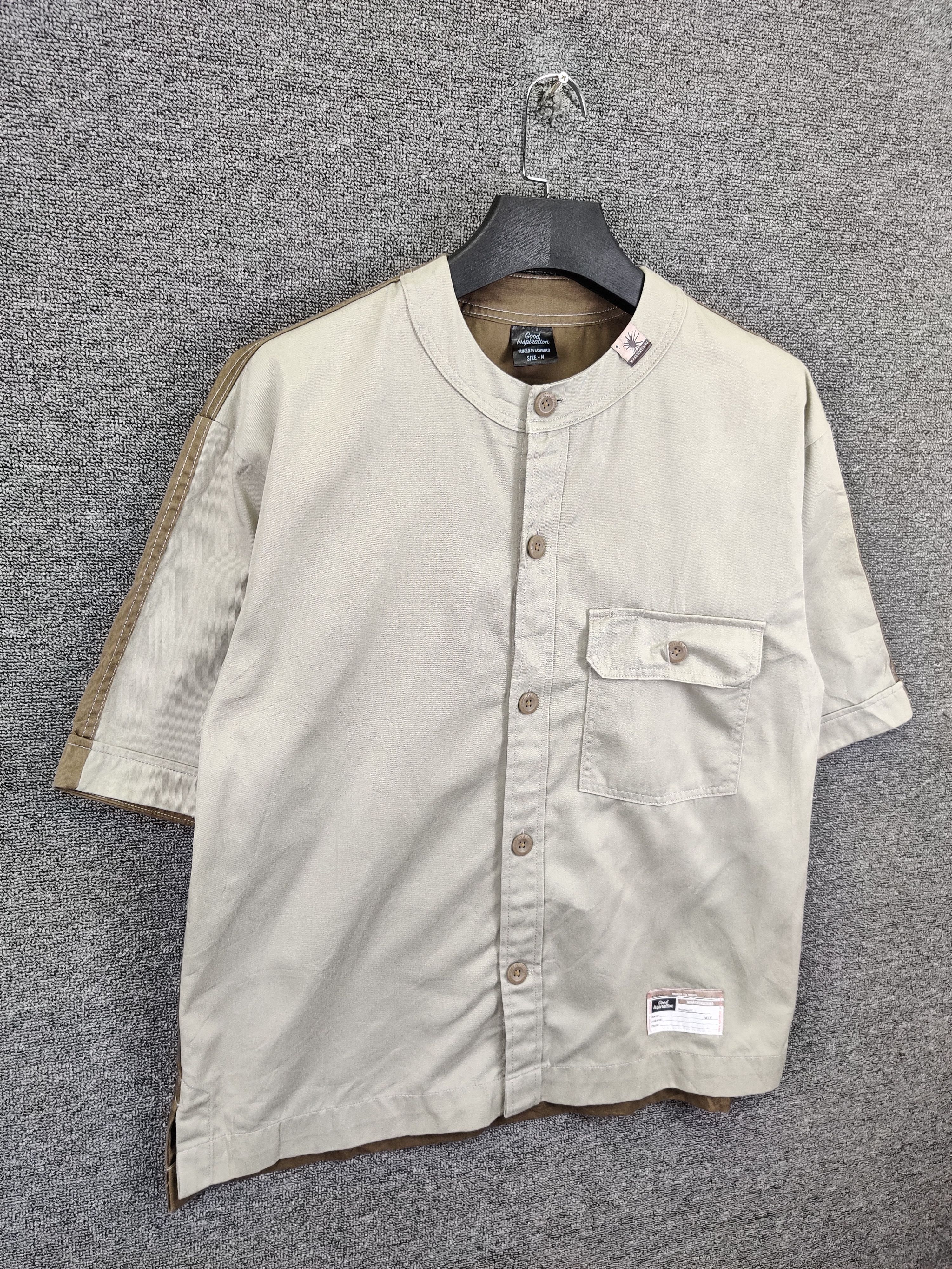 GU × Maison MIHARA YASUHIRO Gu x Mihara Yasuhiro Good Inspiration Work Shirt Button Ups Size US M / EU 48-50 / 2 - 4 Thumbnail