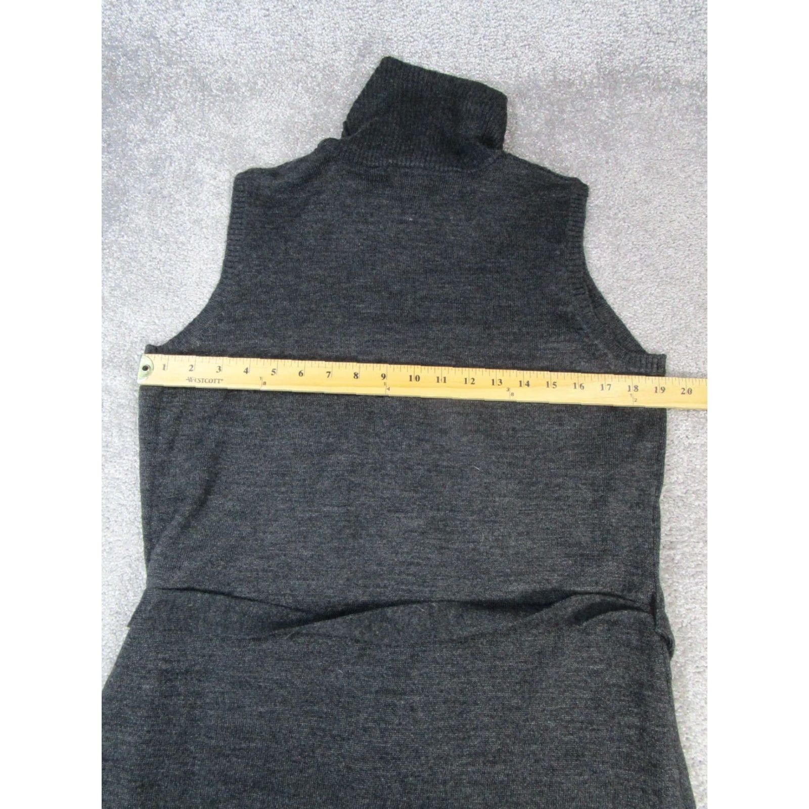 Calvin Klein Calvin Klein Dress Womens Small Black Knit Sweater Knee Length Turtleneck Sleeveless Solid New Size S / US 4 / IT 40 - 6 Thumbnail