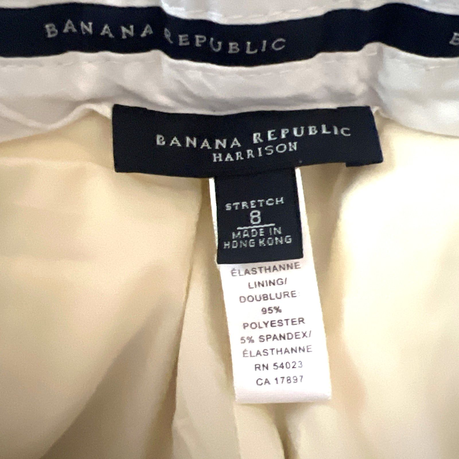 Banana Republic Banana Republic Harrison Beige Crop Capri Lined Pants Sz 8 Size 30" / US 8 / IT 44 - 5 Thumbnail