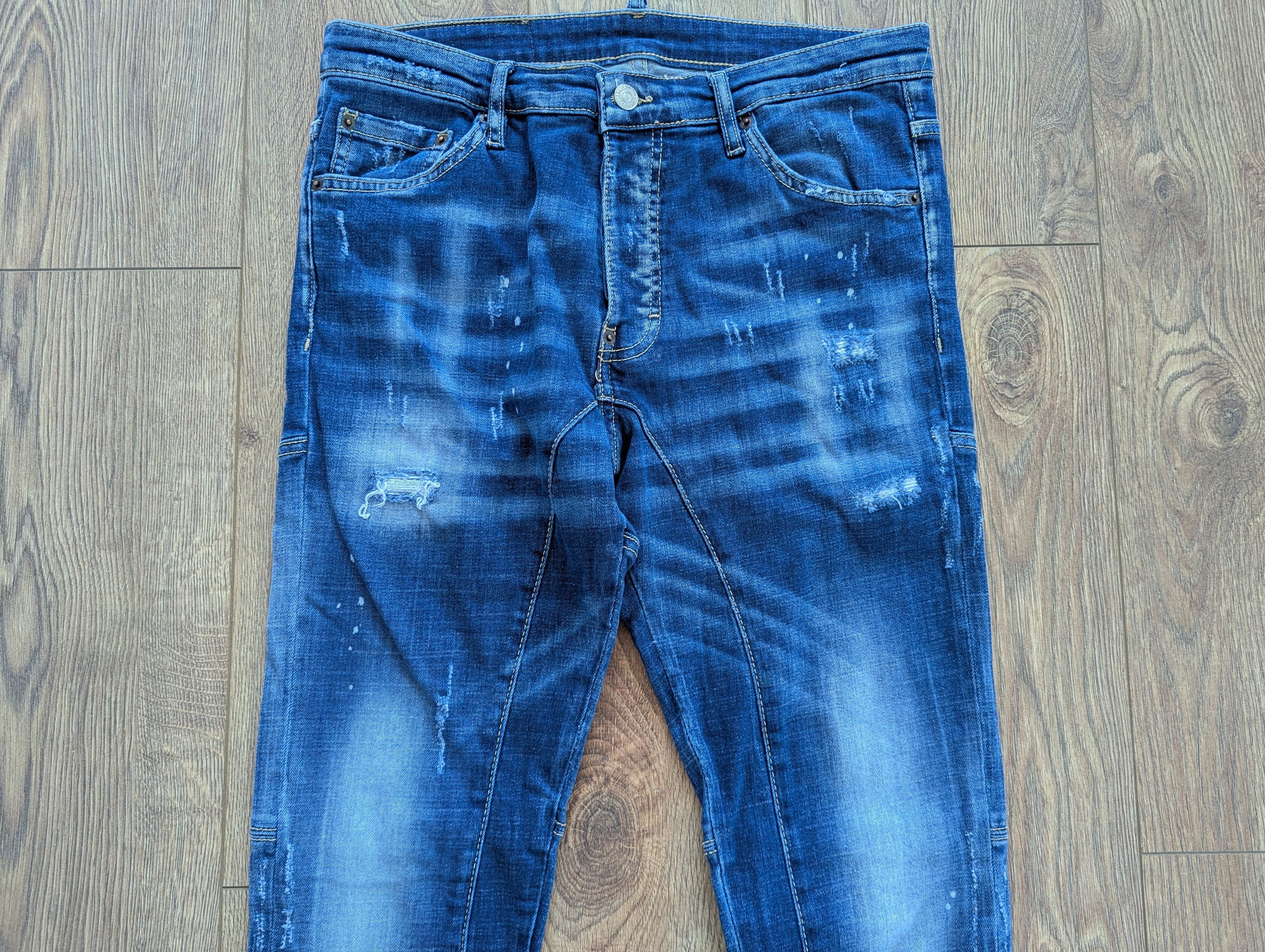 Dsquared2 DSQUARED2 Tidy Biker Jean Dean Caten Denim Pants MadeInItaly Size US 34 / EU 50 - 6 Thumbnail