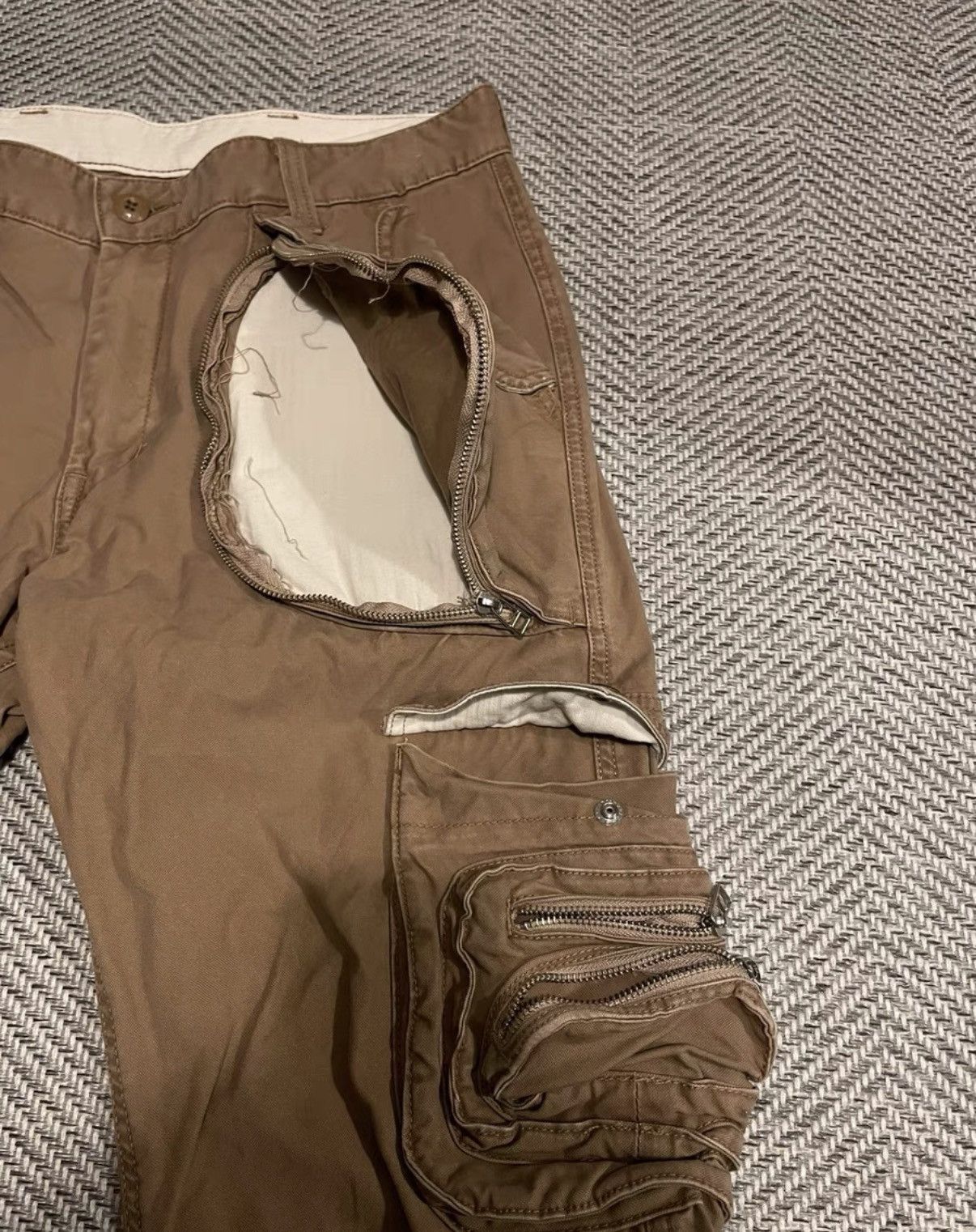 Lee Lee Khaki Cargo Pants K24 Size US 34 / EU 50 - 3 Thumbnail
