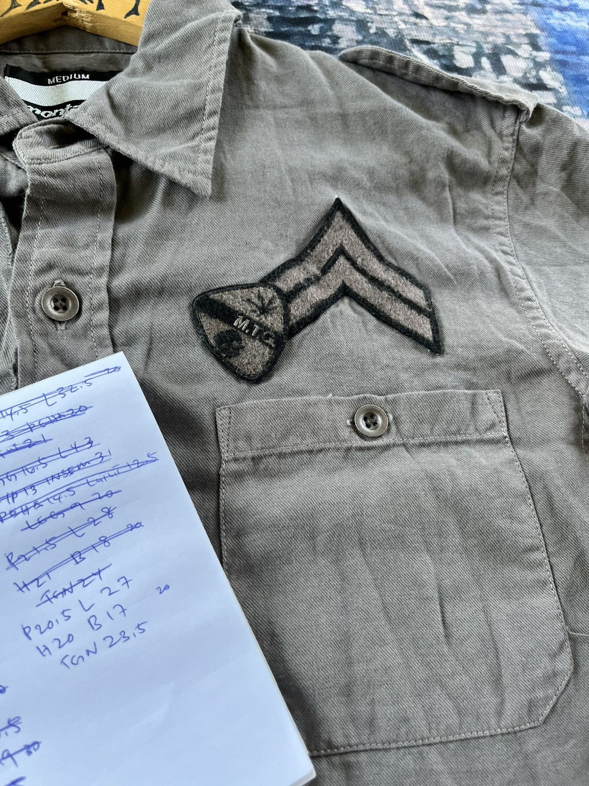 Japanese Brand × Montage RARE MONTAGE MILITARY STYLE POCKET SHIRT BUTTON UP Size US M / EU 48-50 / 2 - 10 Thumbnail