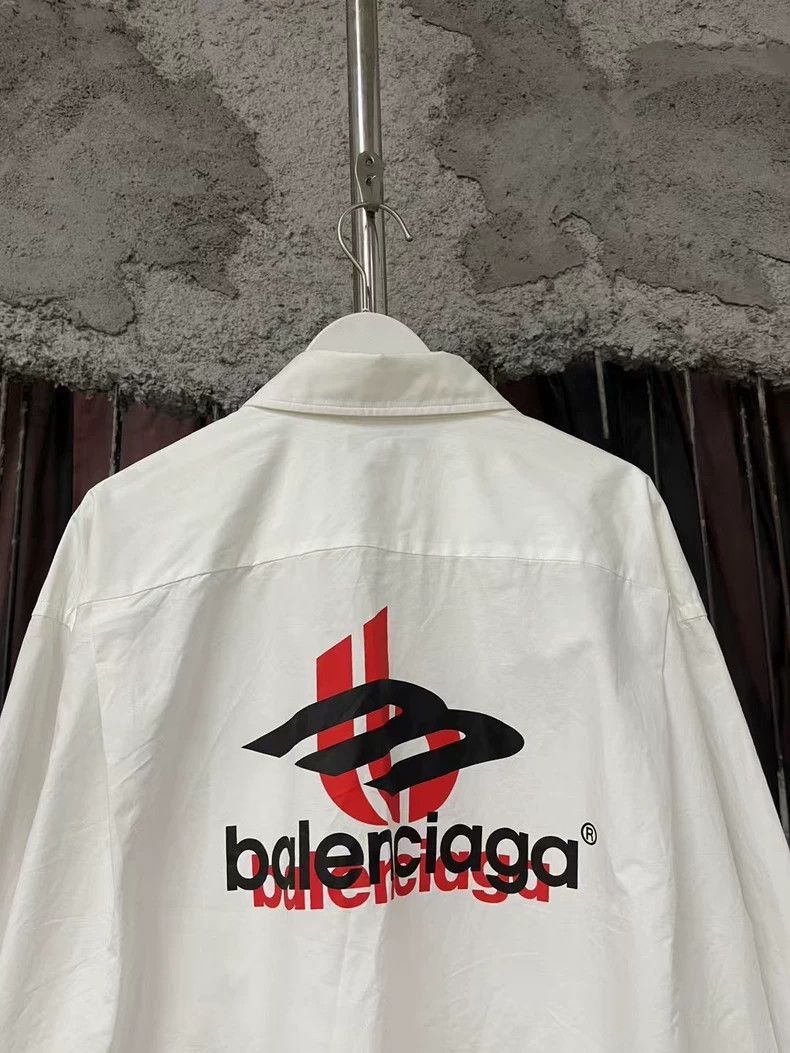 Balenciaga Balenciaga White Long Sleeve Shirt-2506 Size US M / EU 48-50 / 2 - 3 Thumbnail