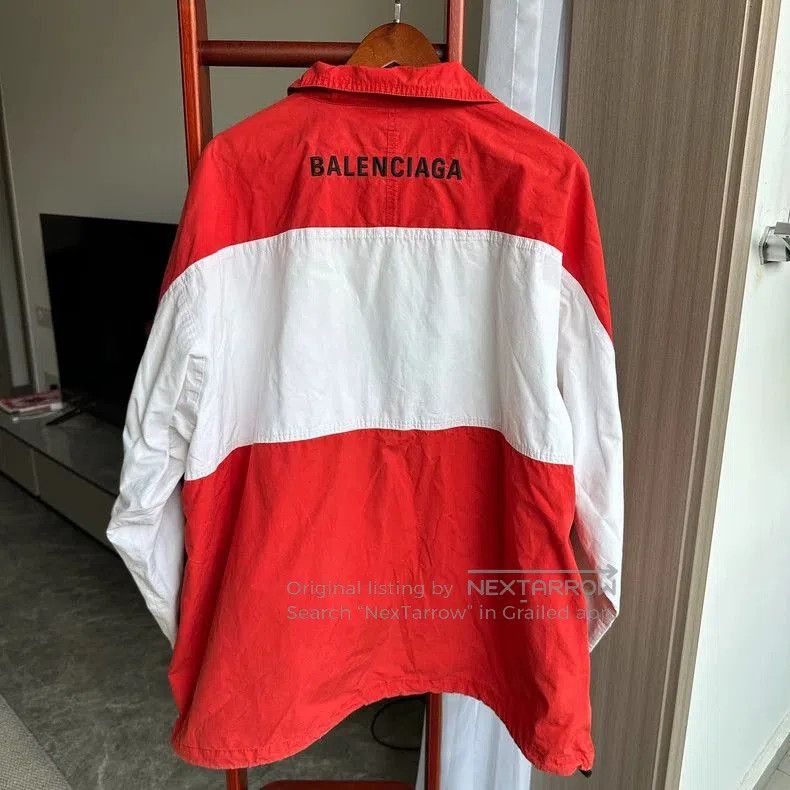 Balenciaga Balenciaga Red White Jacket. Size US M / EU 48-50 / 2 - 2 Thumbnail