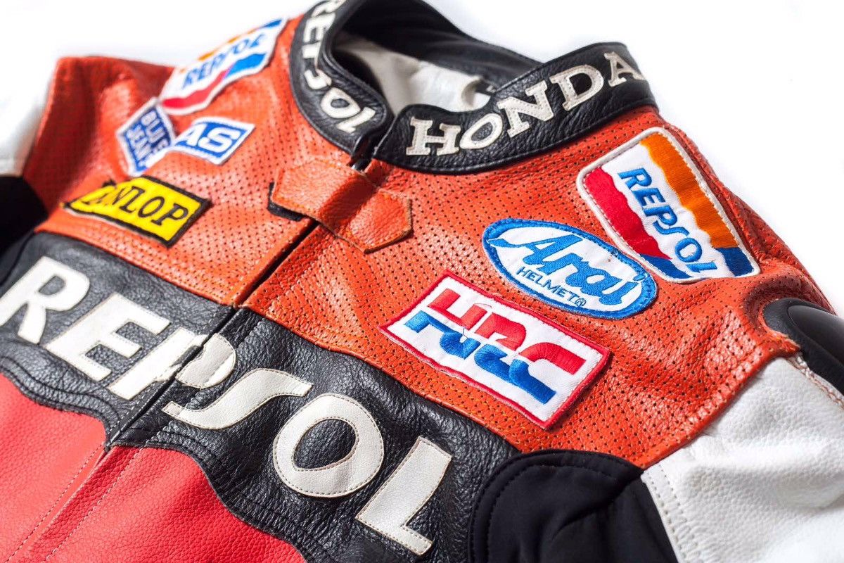 Honda Honda Repsol Vintage Leather Biker Jacket Size L Size US L / EU 52-54 / 3 - 7 Thumbnail