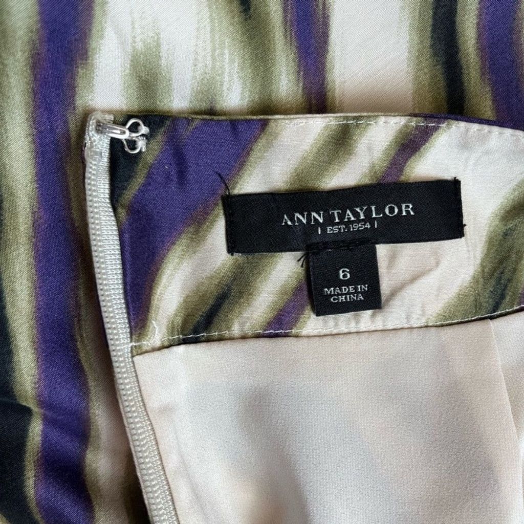 Ann Taylor Ann Taylor silk blend skirt with pockets Size 28" / US 6 / IT 42 - 7 Thumbnail