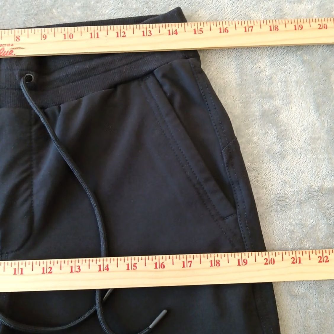 Old Navy Old Navy Jogger Pants Womens Small Black Stretchtech Drawstring Pockets 28x26 Size 28" / US 6 / IT 42 - 3 Thumbnail
