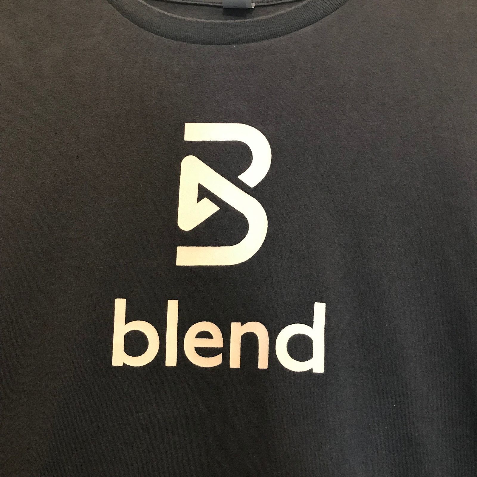 Next Level Apparel NEXT LEVEL Blend Logo T-Shirt Men's M Black Short Sleeved Size US M / EU 48-50 / 2 - 3 Thumbnail