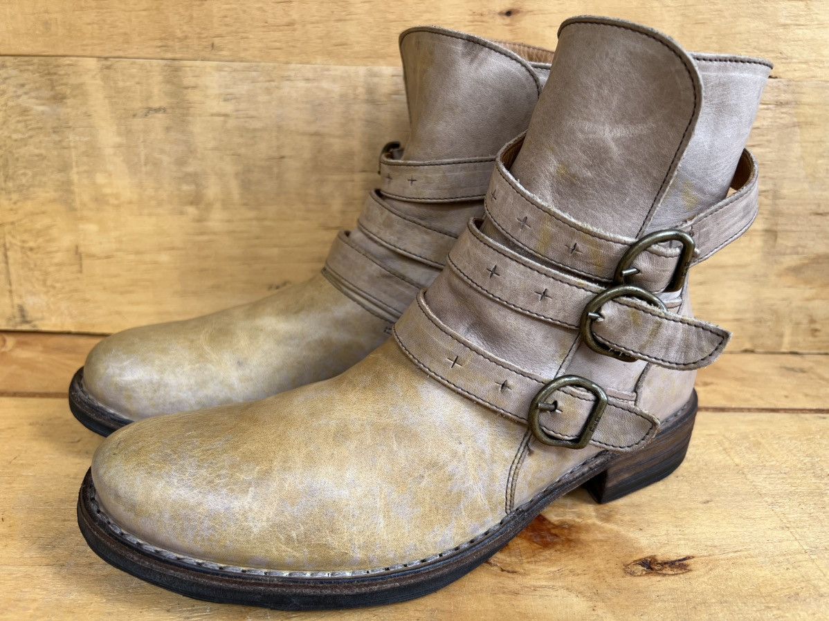 Fiorentini + Baker Fiorentini + Baker Edwin Eternity 3 Buckle Leather Boot Size US 8 / IT 38 - 3 Thumbnail
