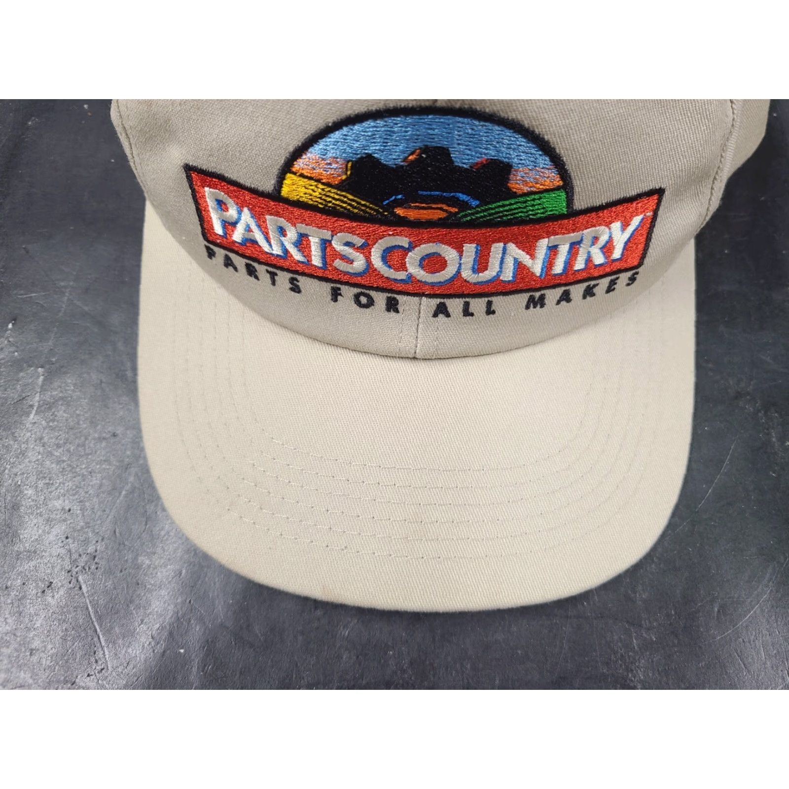 John Deere VINTAGE John Deere K-Products Snapback Baseball Cap Hat Beige Cotton Canvas Adjustable Mens HKP Country Theme ?> Size ONE SIZE - 3 Thumbnail