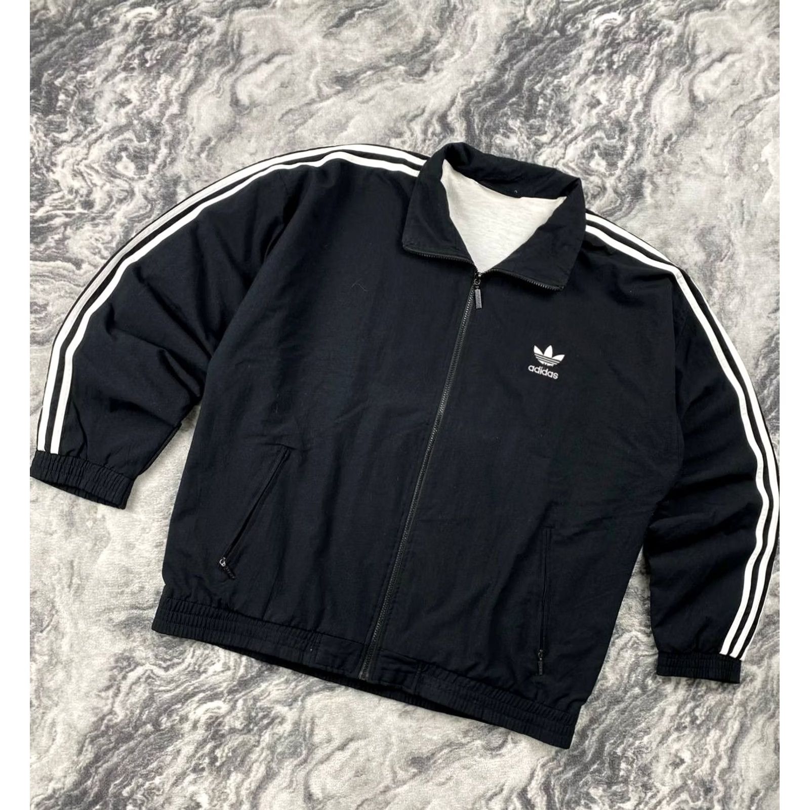 Adidas VINTAGE adidas Nylon Tracksuit Firebird Men Size 2XL Black Size US 39 - 2 Thumbnail