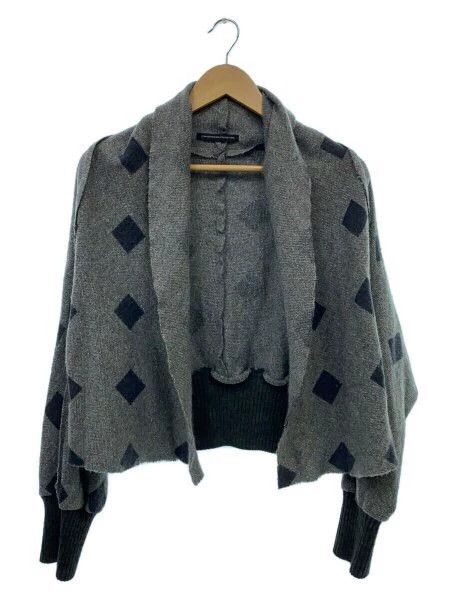 Yohji Yamamoto Yohji Yamamoto size 2 Wool Bat-Sleeve Patchwork Cardigan J Size M / US 6-8 / IT 42-44 - 2 Thumbnail