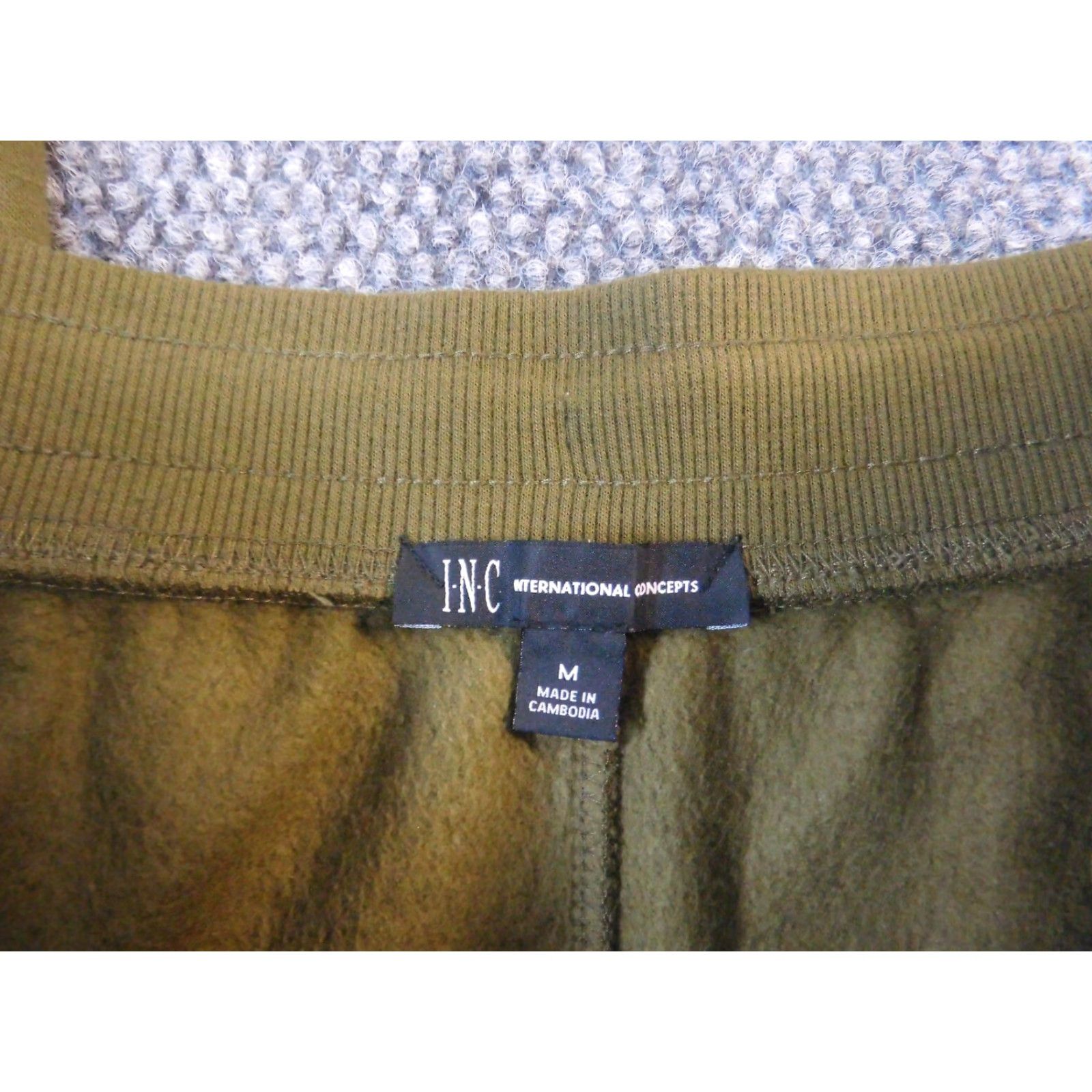 Vintage INC International Concepts Mens Sweatpants M Straight Green Loose Warm Casual Regular Pants Size US 28 / EU 44 - 3 Thumbnail