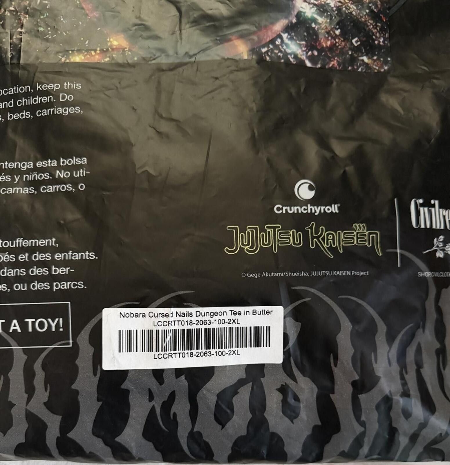 Civil Regime Civil Regime Jujutsu Kaisen Shibuya Incident Nobara Size XXL Size US XXL / EU 58 / 5 - 4 Thumbnail