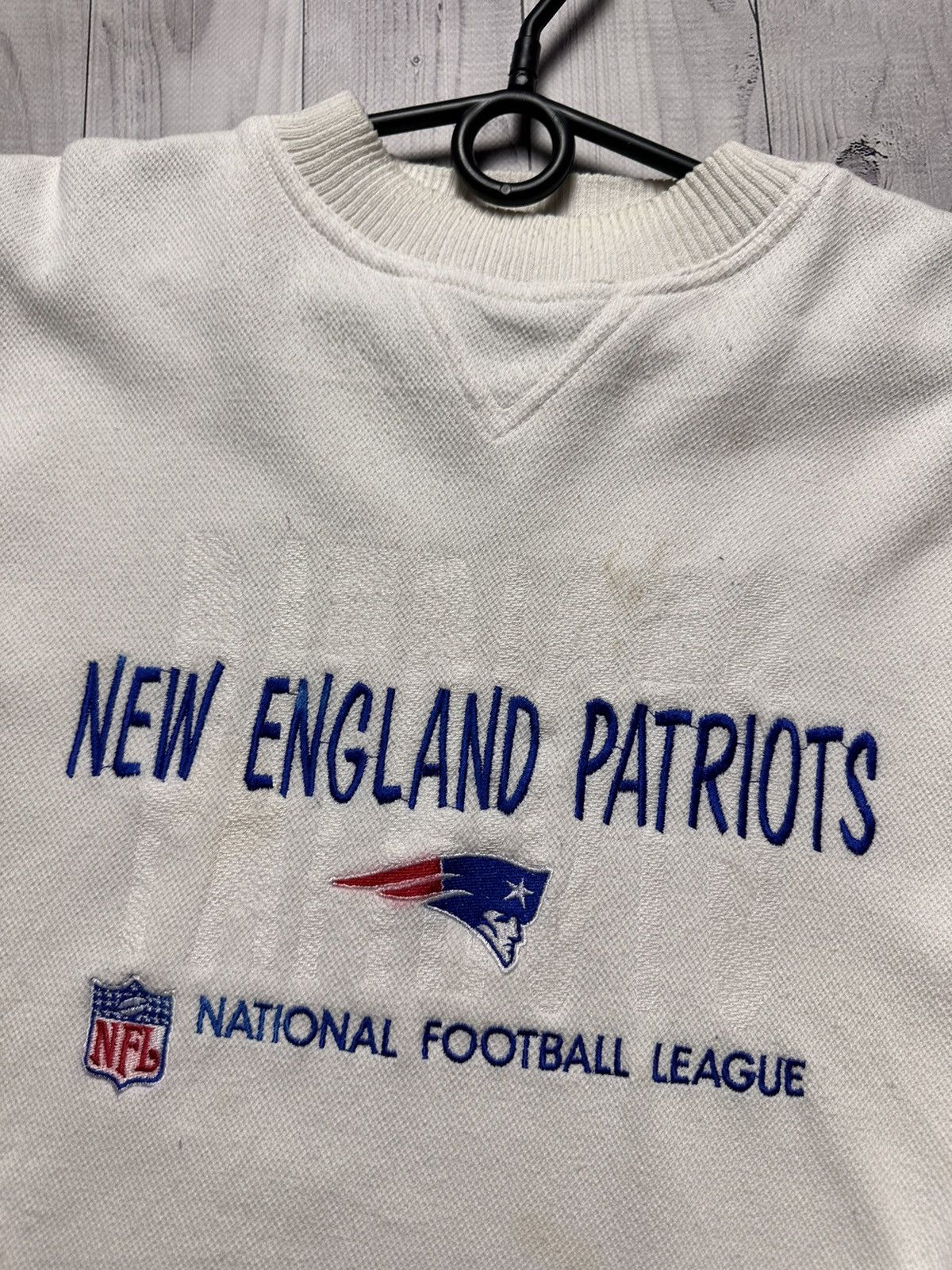 NFL Vintage New England Patriots football sweatshirt rare 80; 90 Size US S / EU 44-46 / 1 - 5 Thumbnail