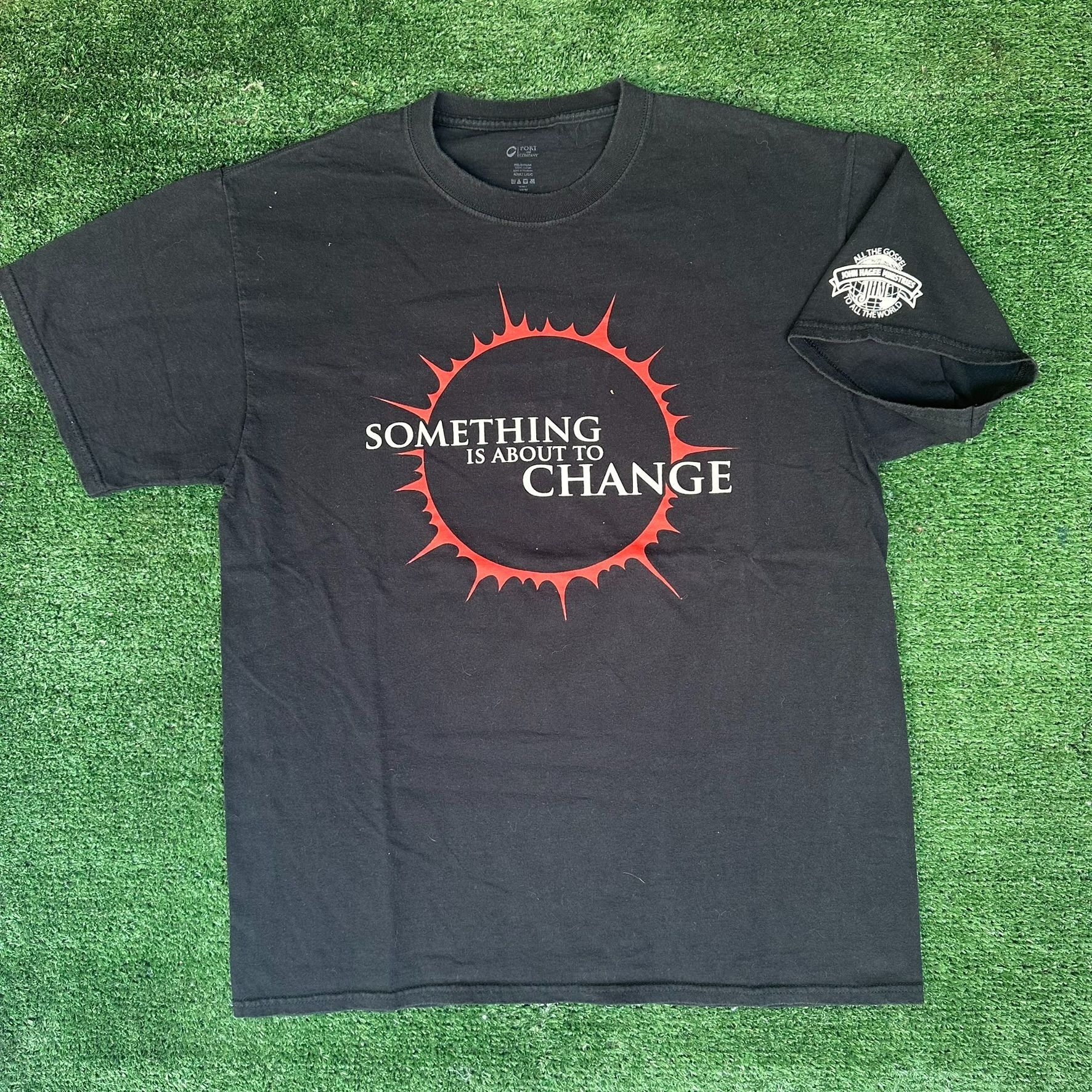 Vintage Blood Moon Lunar Eclipse T-Shirt Black Grunge Celestial Astr Size US L / EU 52-54 / 3 - 1 Thumbnail