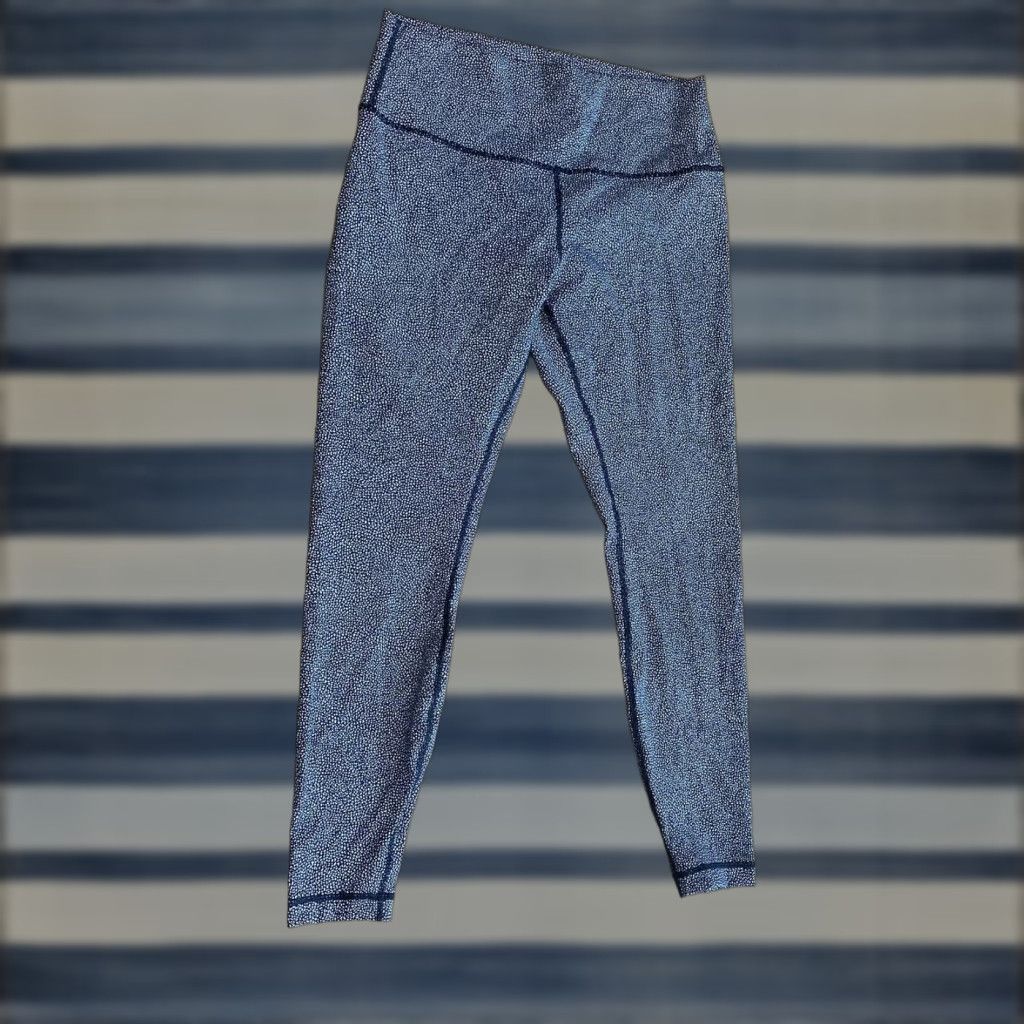 Lululemon Lululemon Align Pant Full Length Leggings Women’s 12 Black White Pattern Athletic High Rise Size 34" / US 12 / IT 48 - 1 Thumbnail