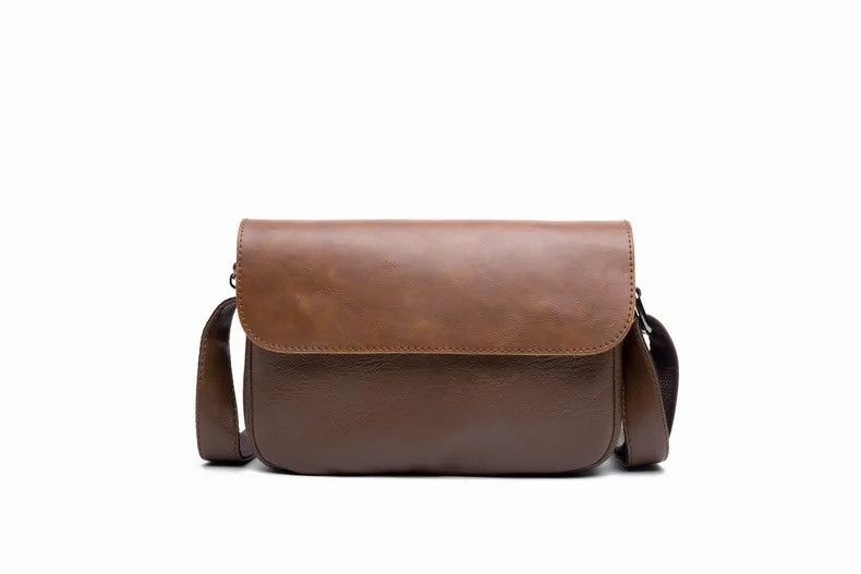 Japanese Brand Retro brown faux leather shoulder bag Size ONE SIZE - 3 Thumbnail