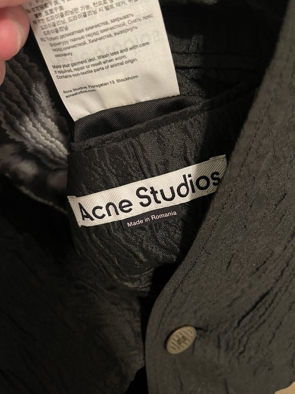 Acne Studios Oversized Cowrie Shell Coat Size US S / EU 44-46 / 1 - 6 Thumbnail