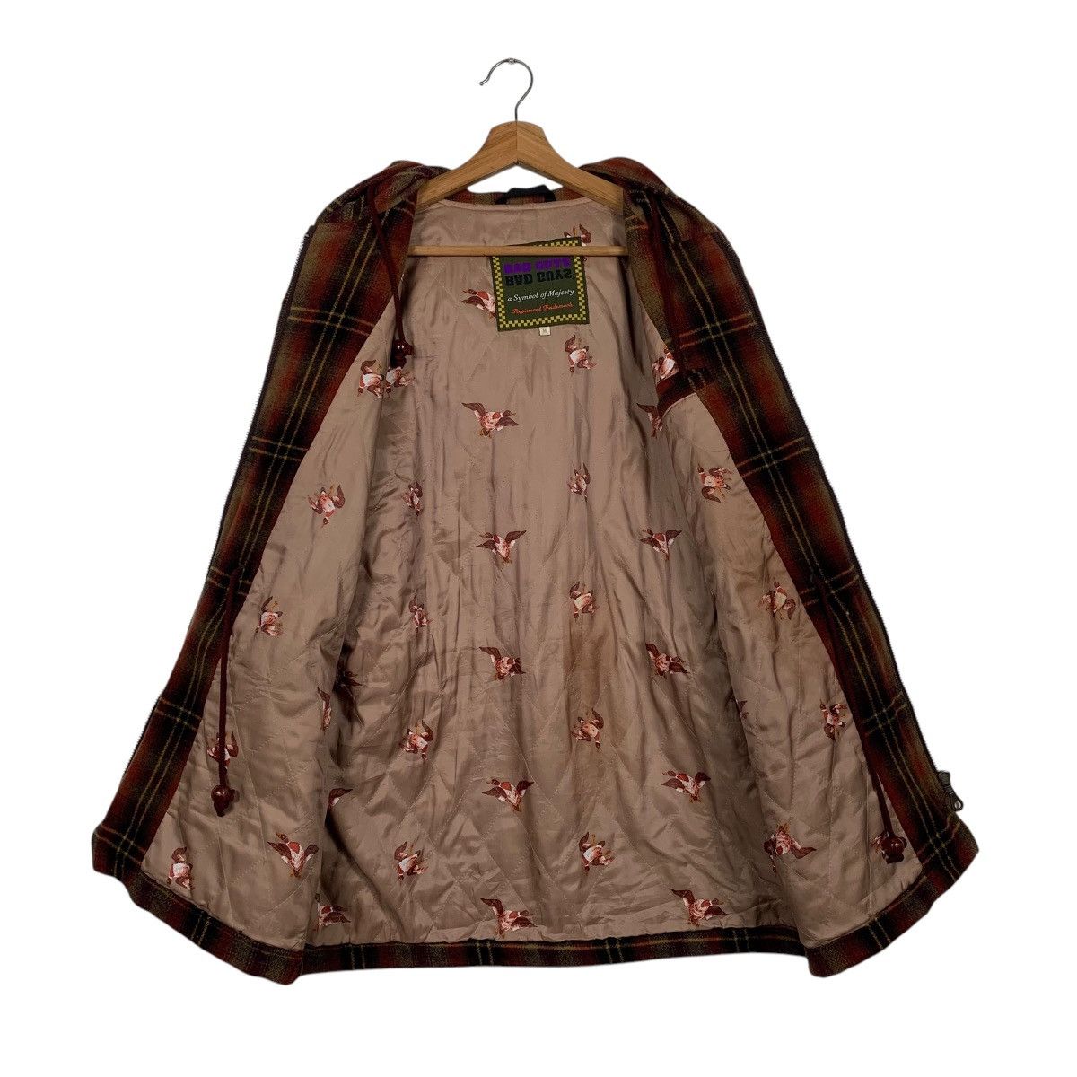 Japanese Brand Bad Guys Tartan Hooded Skate Jacket Size US M / EU 48-50 / 2 - 13 Thumbnail