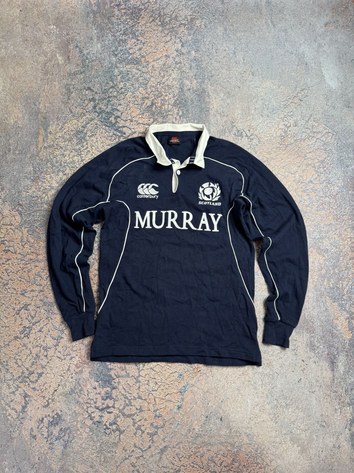 Canterbury of New Zealand Vintage Canterbury Scotland Murray Rugby Long Sleeve Rare Size US S / EU 44-46 / 1 - 1 Thumbnail