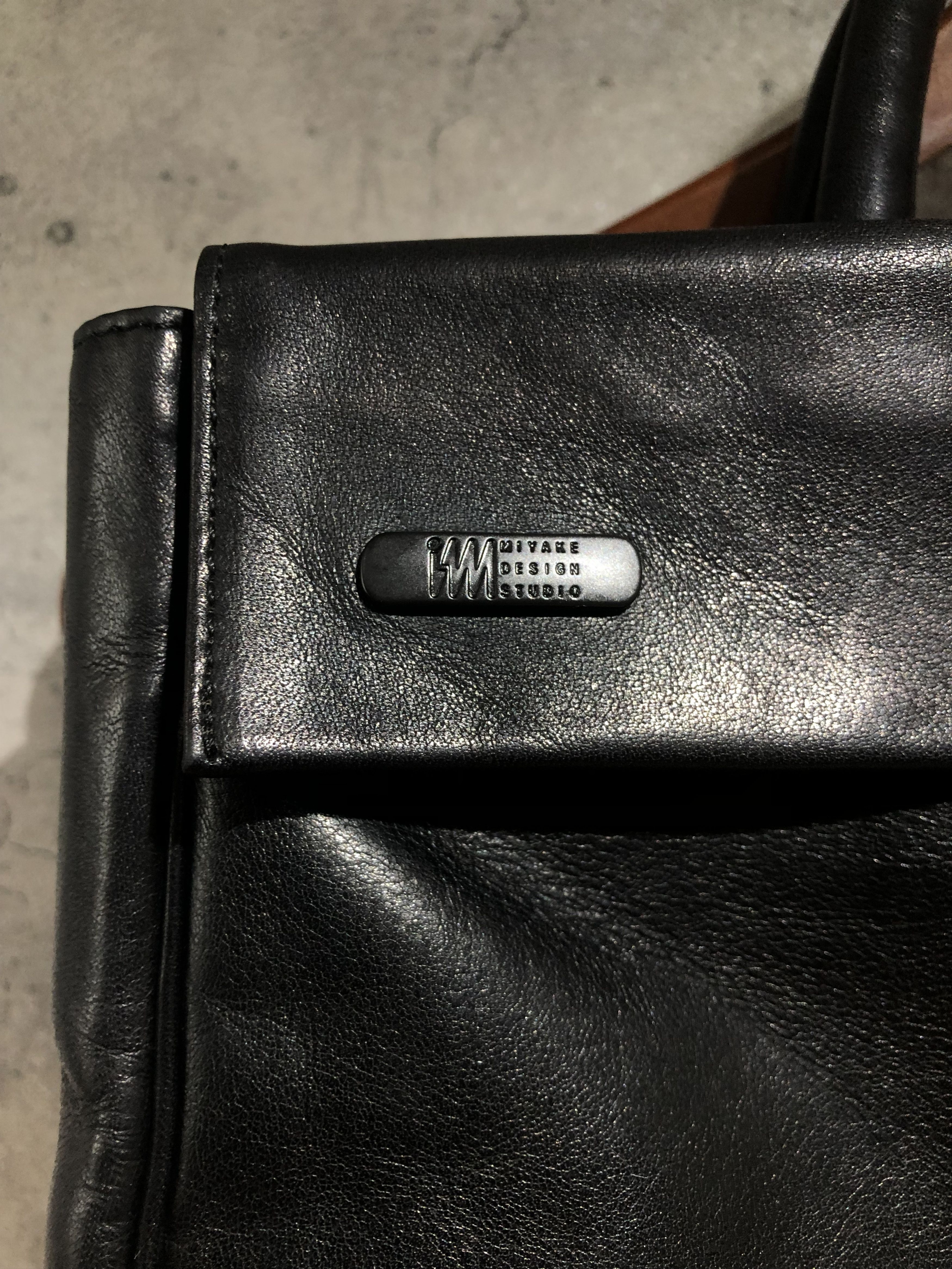 Issey Miyake Vintage iM Product by Miyake Design Studio Leather Briefcase Size ONE SIZE - 3 Thumbnail
