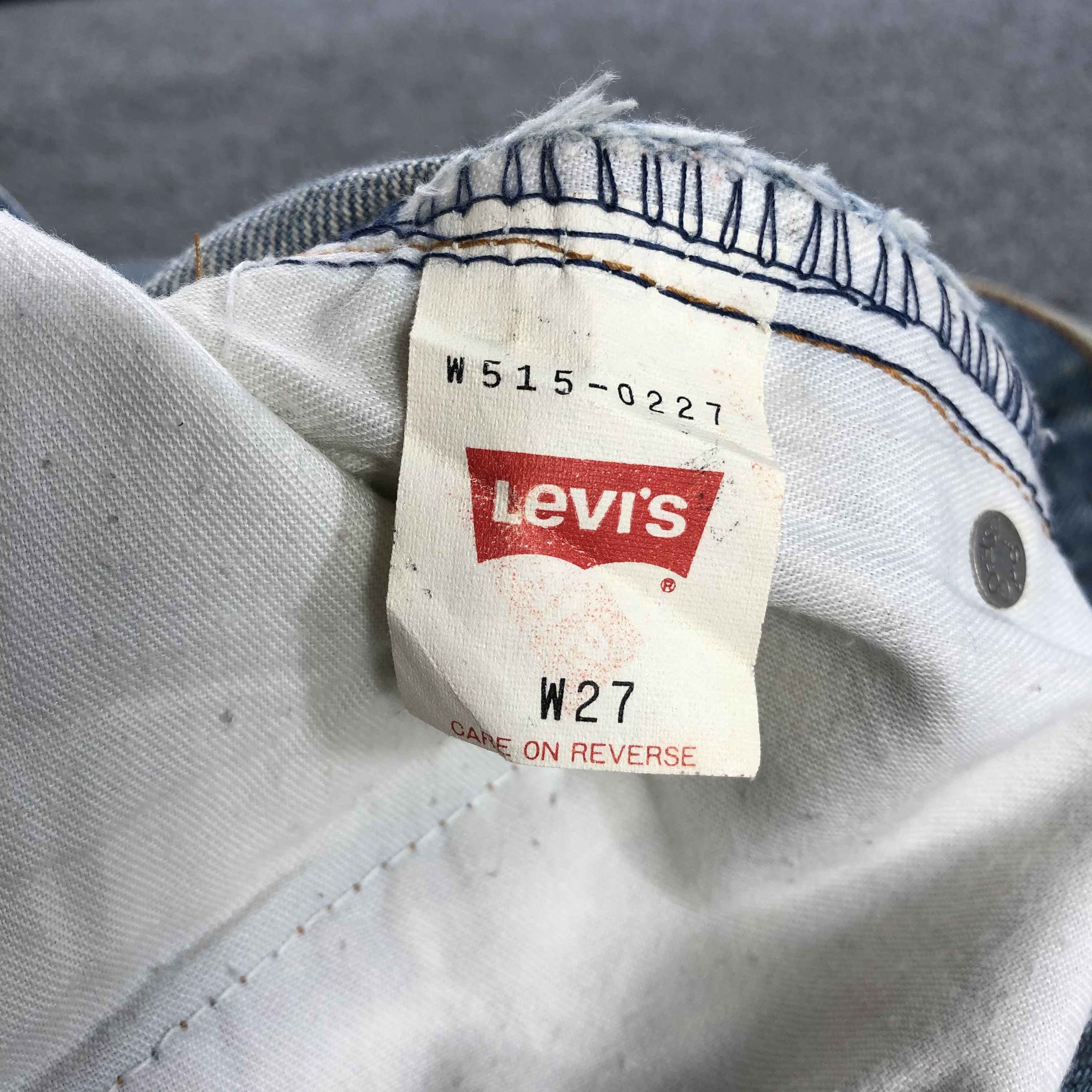Levi's Vintage 90s Light Wash Levis 515 Jeans-J1906 Size US 26 / EU 42 - 10 Thumbnail