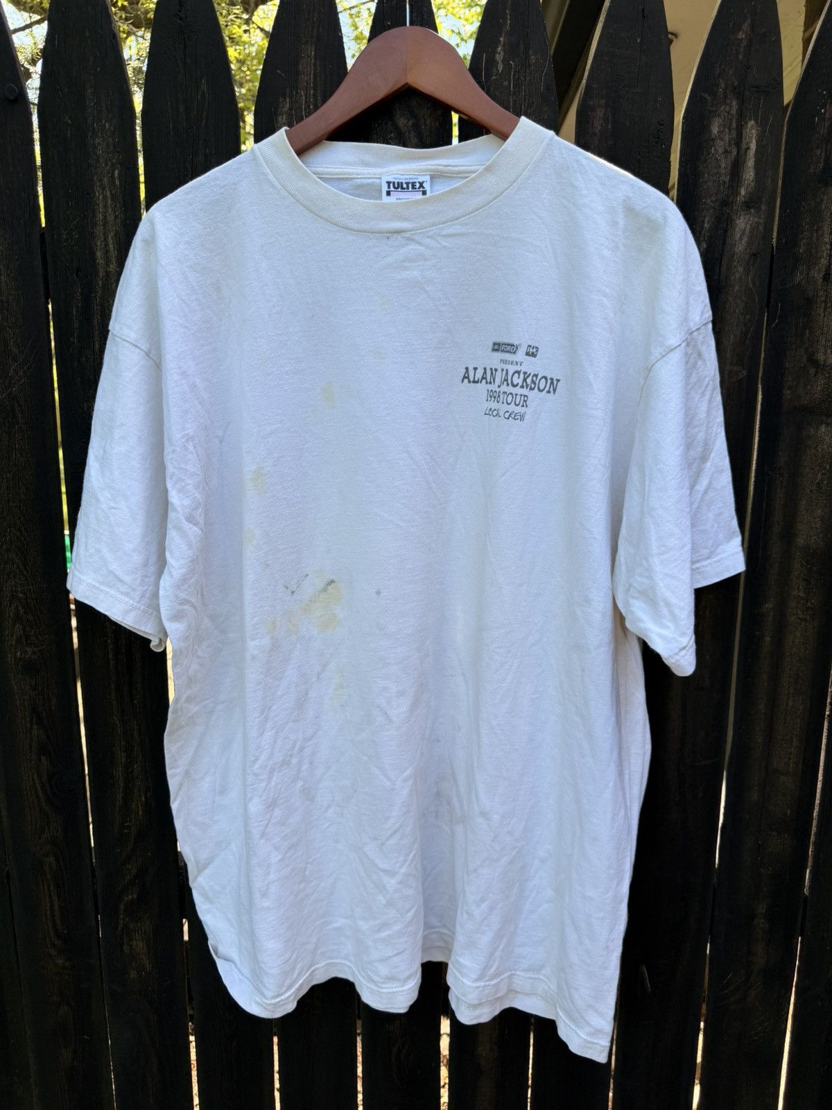 Band Tees VTG 1998 Alan Jackson Tour Local Crew tee Size US XXL / EU 58 / 5 - 1 Thumbnail
