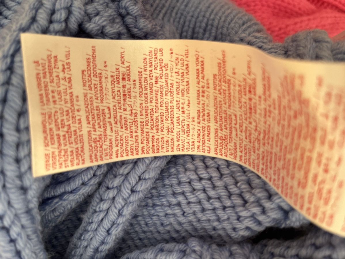 Marni Marni light blue V-neck distressed Knit sweater Size US M / EU 48-50 / 2 - 6 Thumbnail