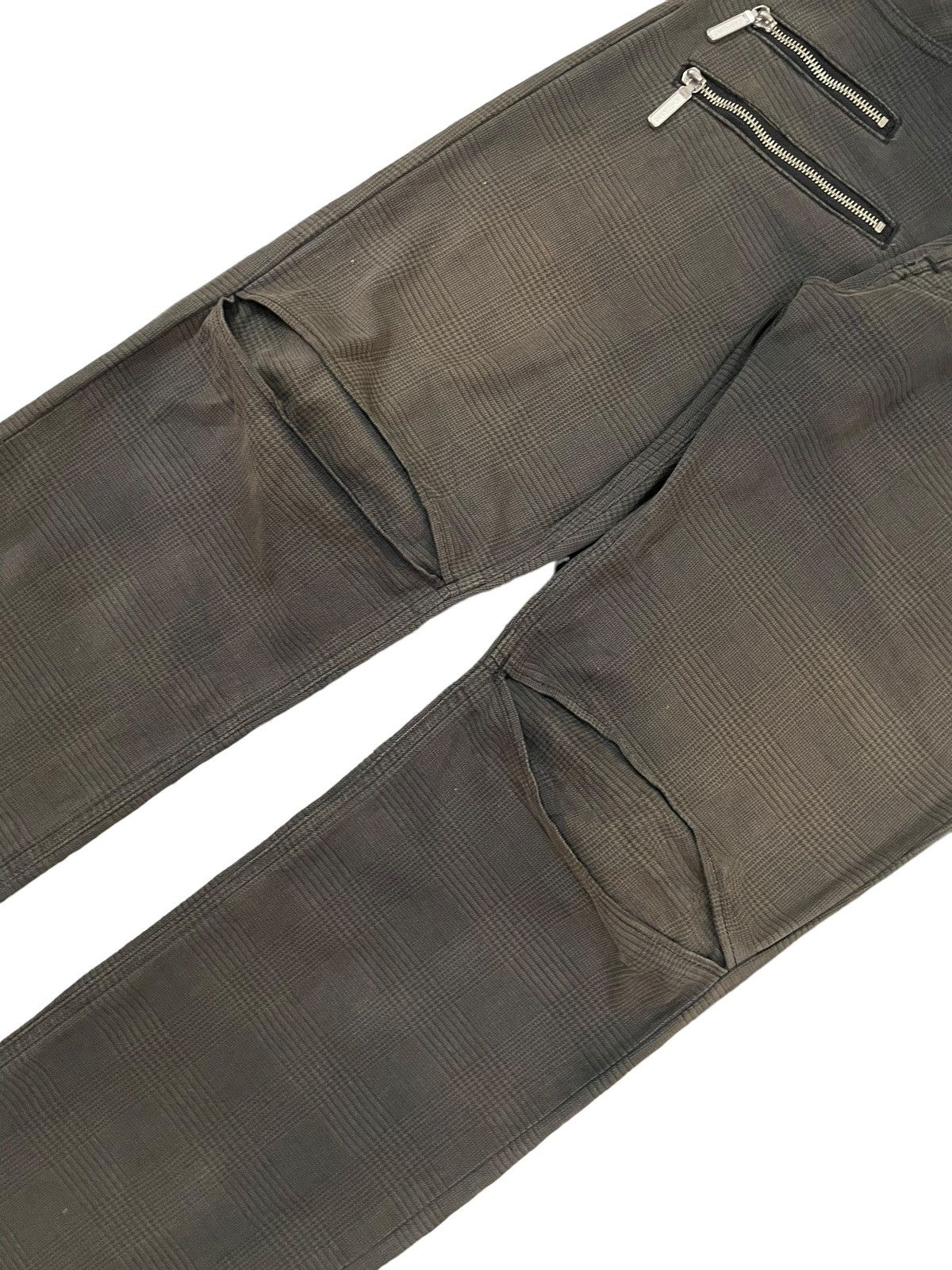 Lee Vintage Lee Rider Zippers Punk Bondage Style Plaid Pants Size US 33 - 8 Thumbnail