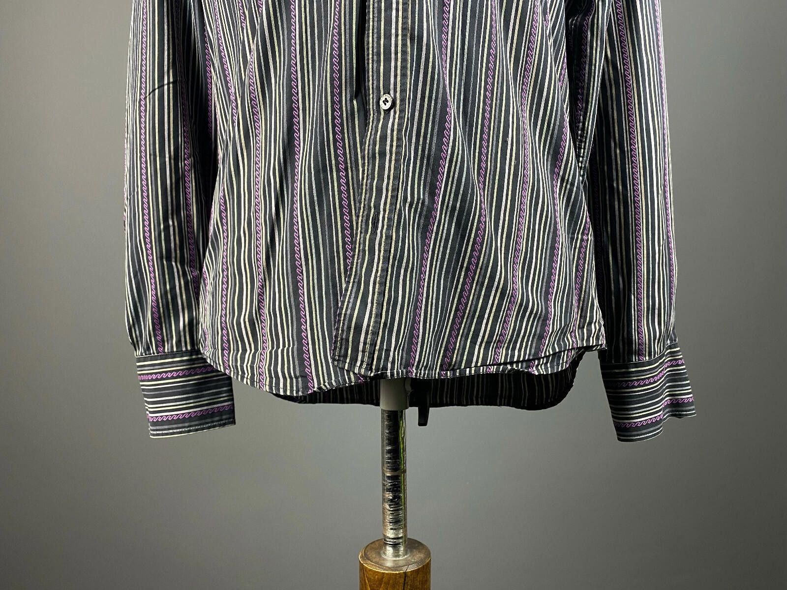 Ted Baker Men Ted Baker Multicolor Striped Dress Shirt Size 4 Size US M / EU 48-50 / 2 - 3 Thumbnail