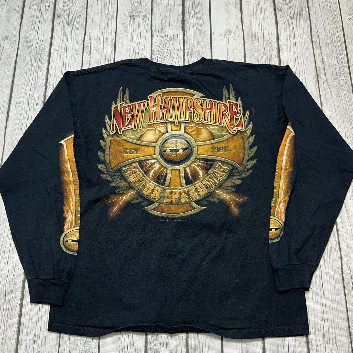 Gildan New Hampshire Motor Speedway long sleeve tee Size US L / EU 52-54 / 3 - 2 Thumbnail