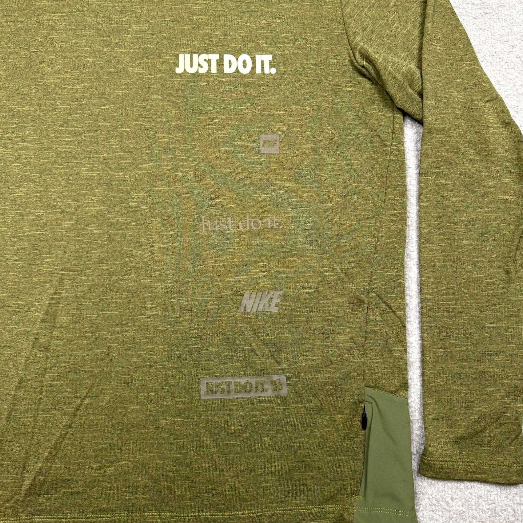 Nike Nike T Shirt Men's M Green Long Sleeve Lightweight Performance Breathable Size US M / EU 48-50 / 2 - 4 Thumbnail