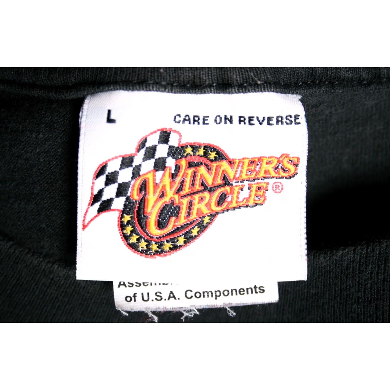 Vintage VINTAGE WINNER'S CIRCLE Dale Earnhardt Winston Cup Champ T-Shirt Men M Black Cotton Crew Neck Short Sleeve 1990s Size US M / EU 48-50 / 2 - 7 Thumbnail