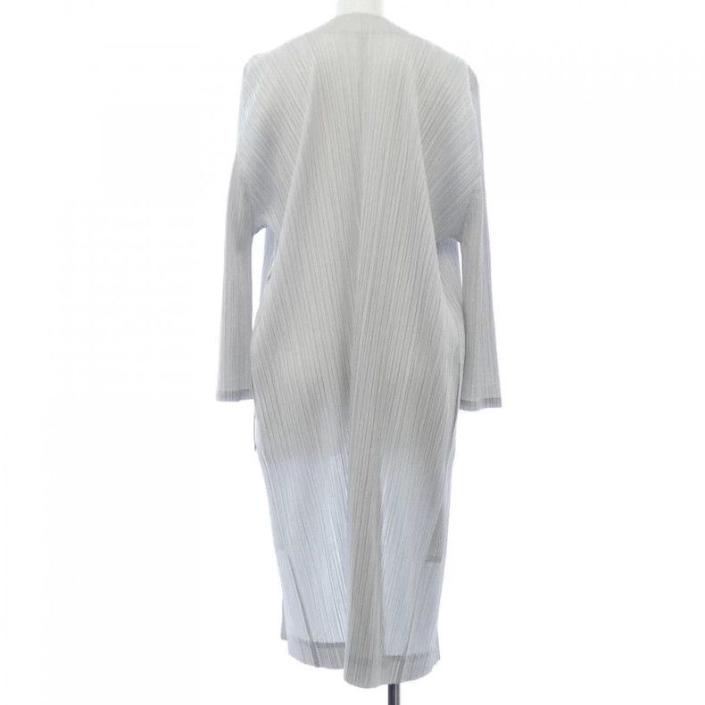 Issey Miyake Issey Miyake A long cardigan with a grey tie Size XXL / US 16-18 / IT 52-54 - 2 Thumbnail