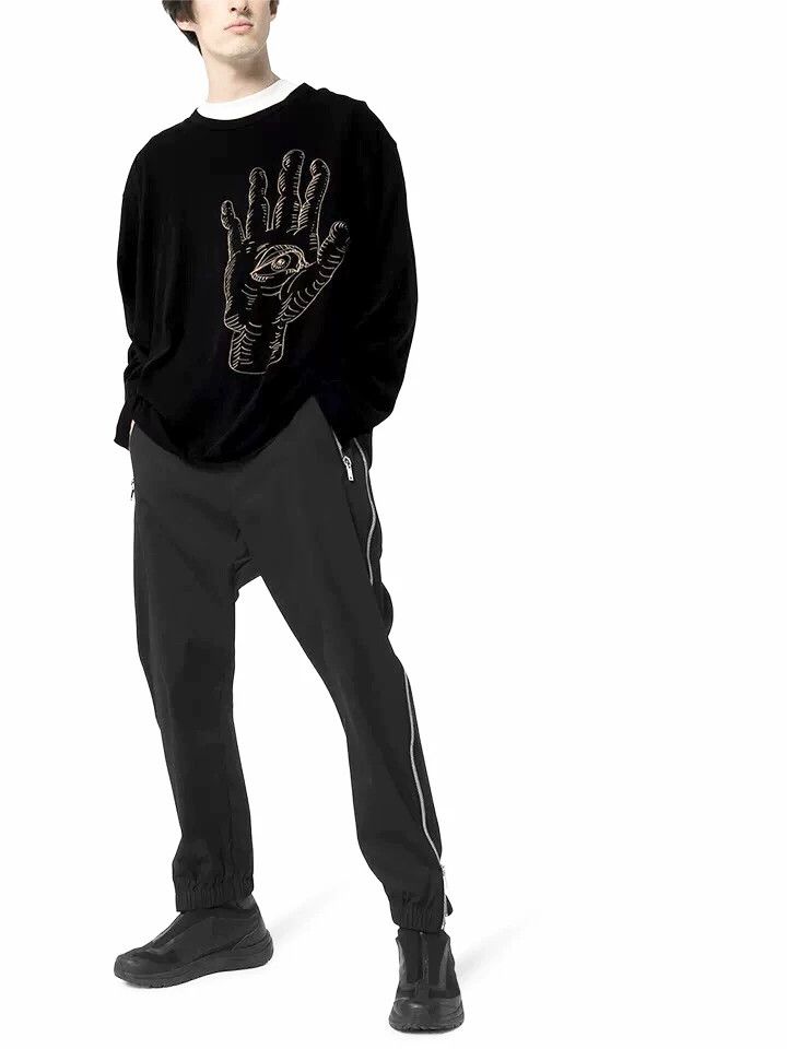 Yohji Yamamoto Yohji Yamamoto Long Sleeve Graphic T-Shirt- DMC Size US XXL / EU 58 / 5 - 1 Thumbnail