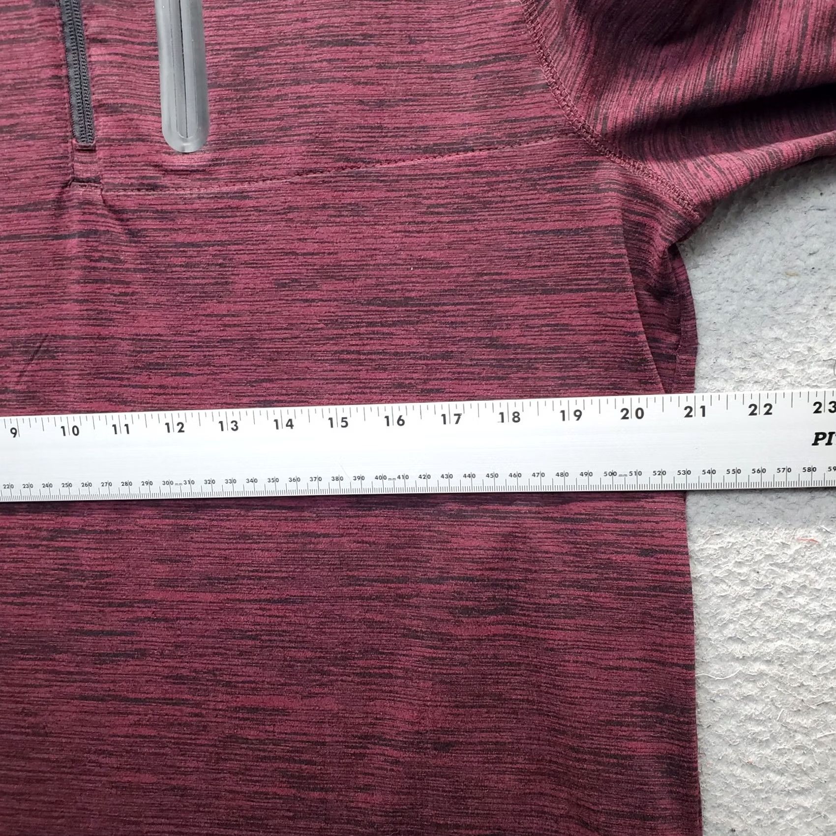 Hogan Ben Hogan Mens Space Dye 1/4 Zip Pullover Shirt Long Sleeve XS? Size US S / EU 44-46 / 1 - 4 Thumbnail